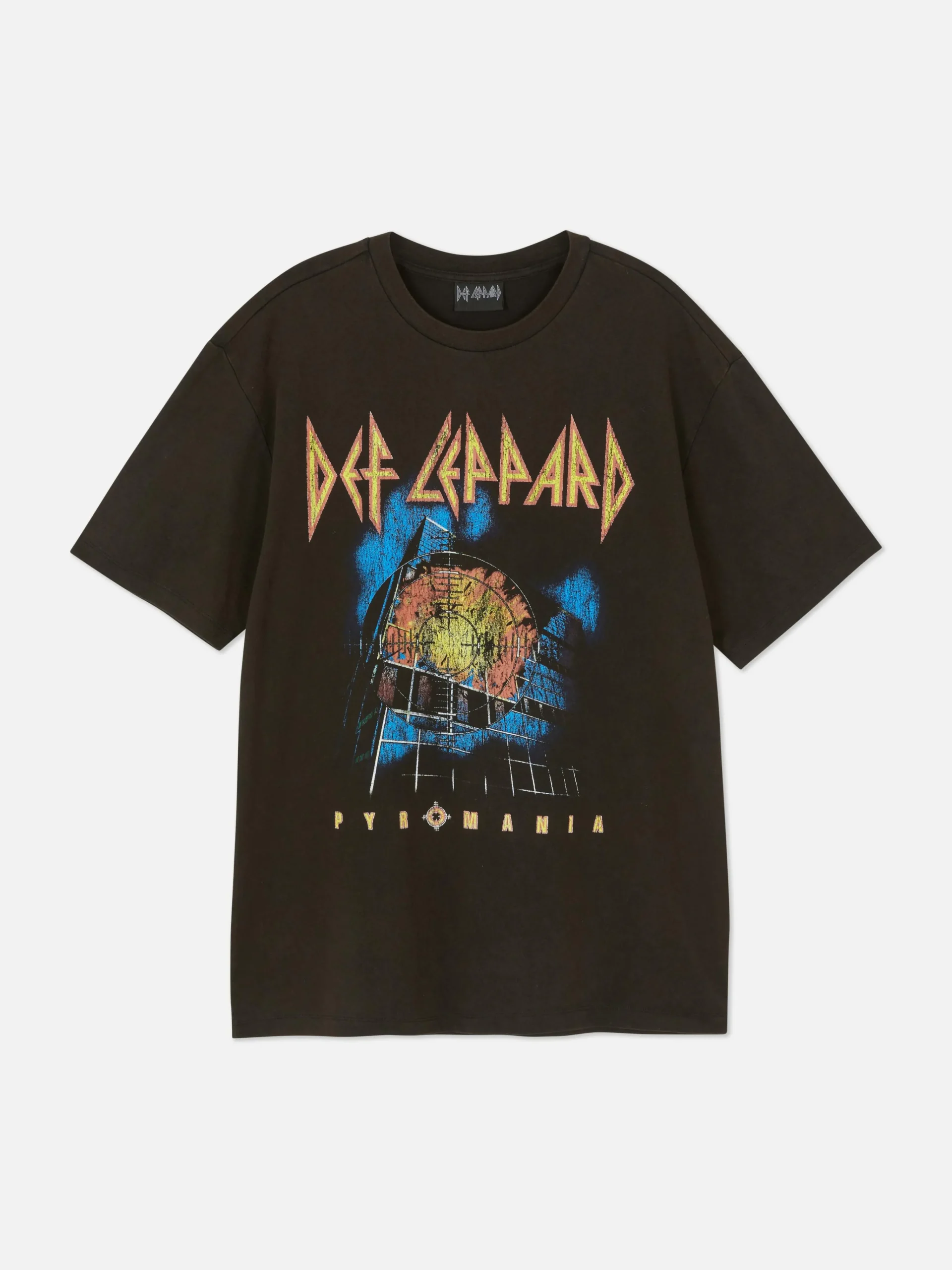 Def Leppard Pyromania Graphic T-Shirt|Primark