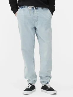 Denim Cuffed Joggers|Primark Hot