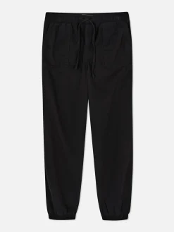 Denim Drawstring Joggers|Primark Hot