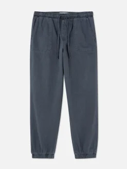 Denim Drawstring Joggers|Primark Online