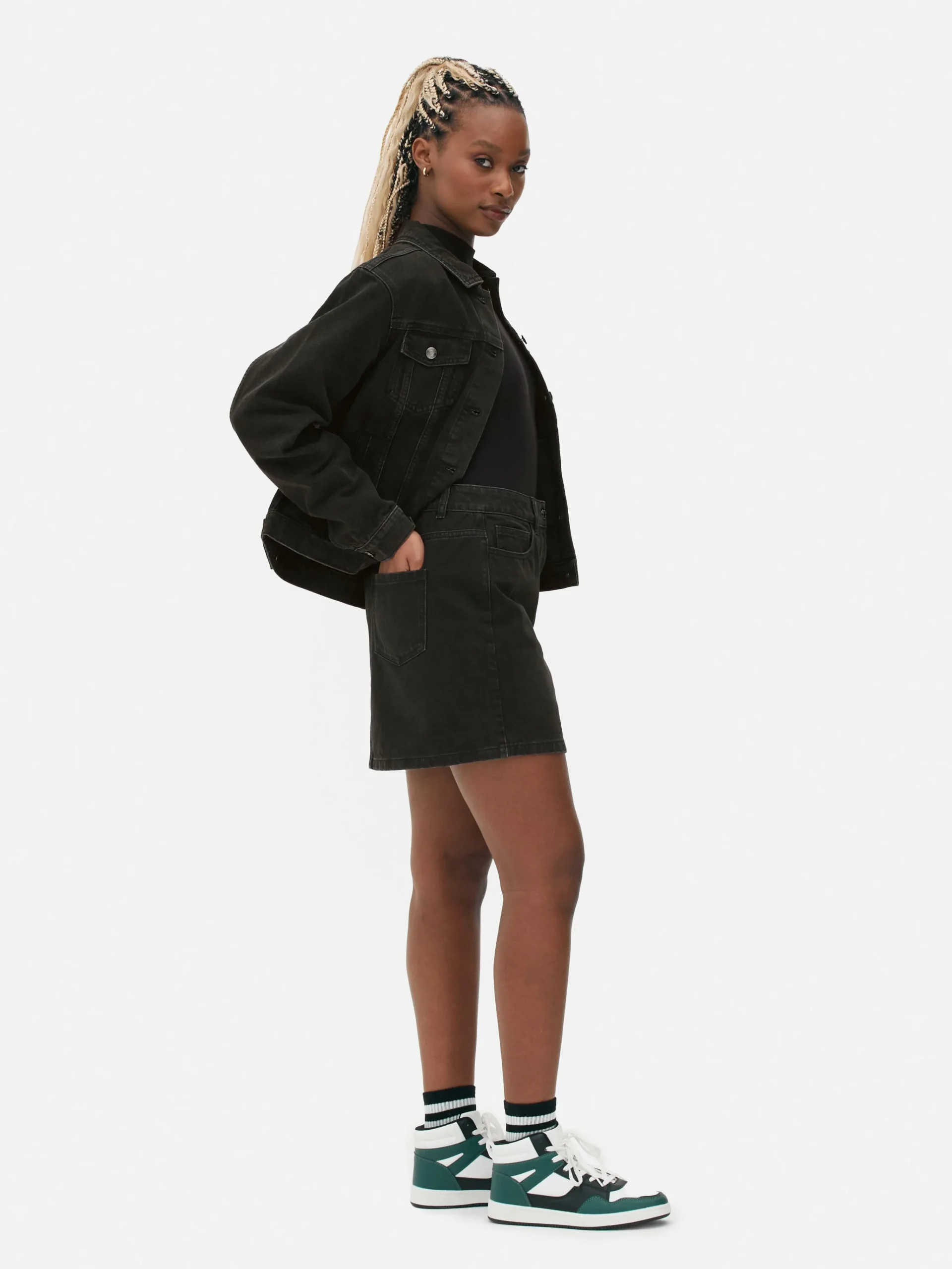 Denim Mini Skirt|Primark