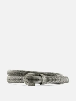 Diamanté Embellished Belt|Primark