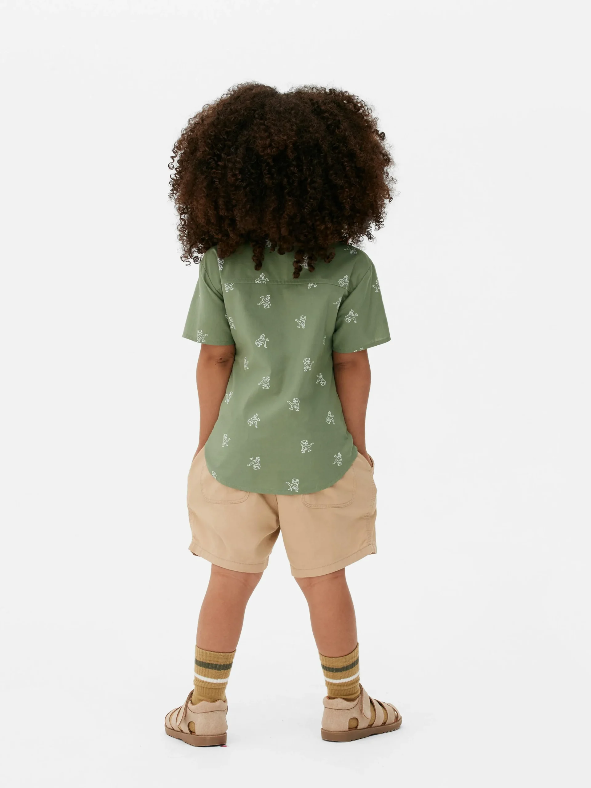Dinosaur Button-Up Shirt|Primark Online