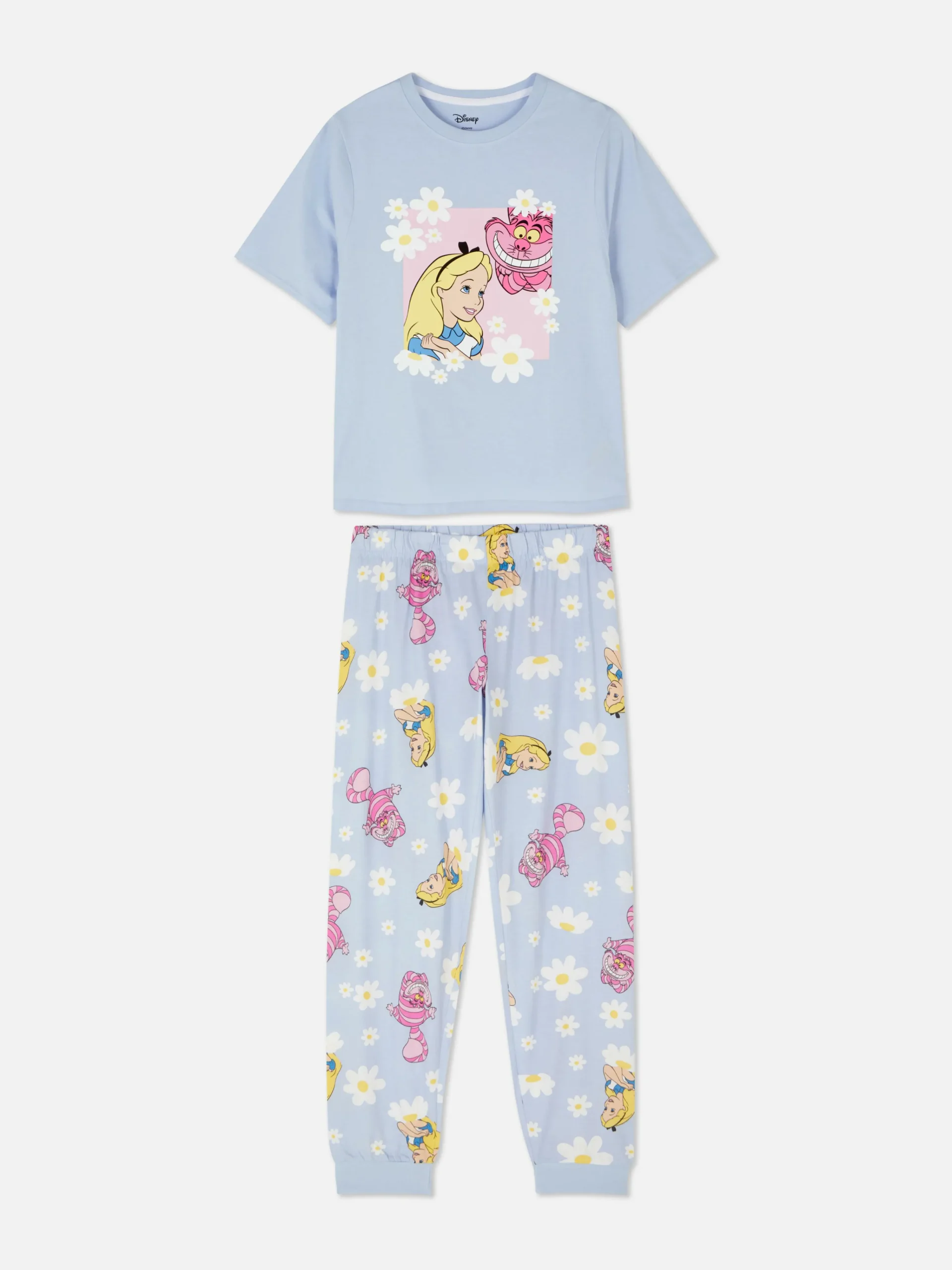 Disney Character Print Jersey Pajamas|Primark