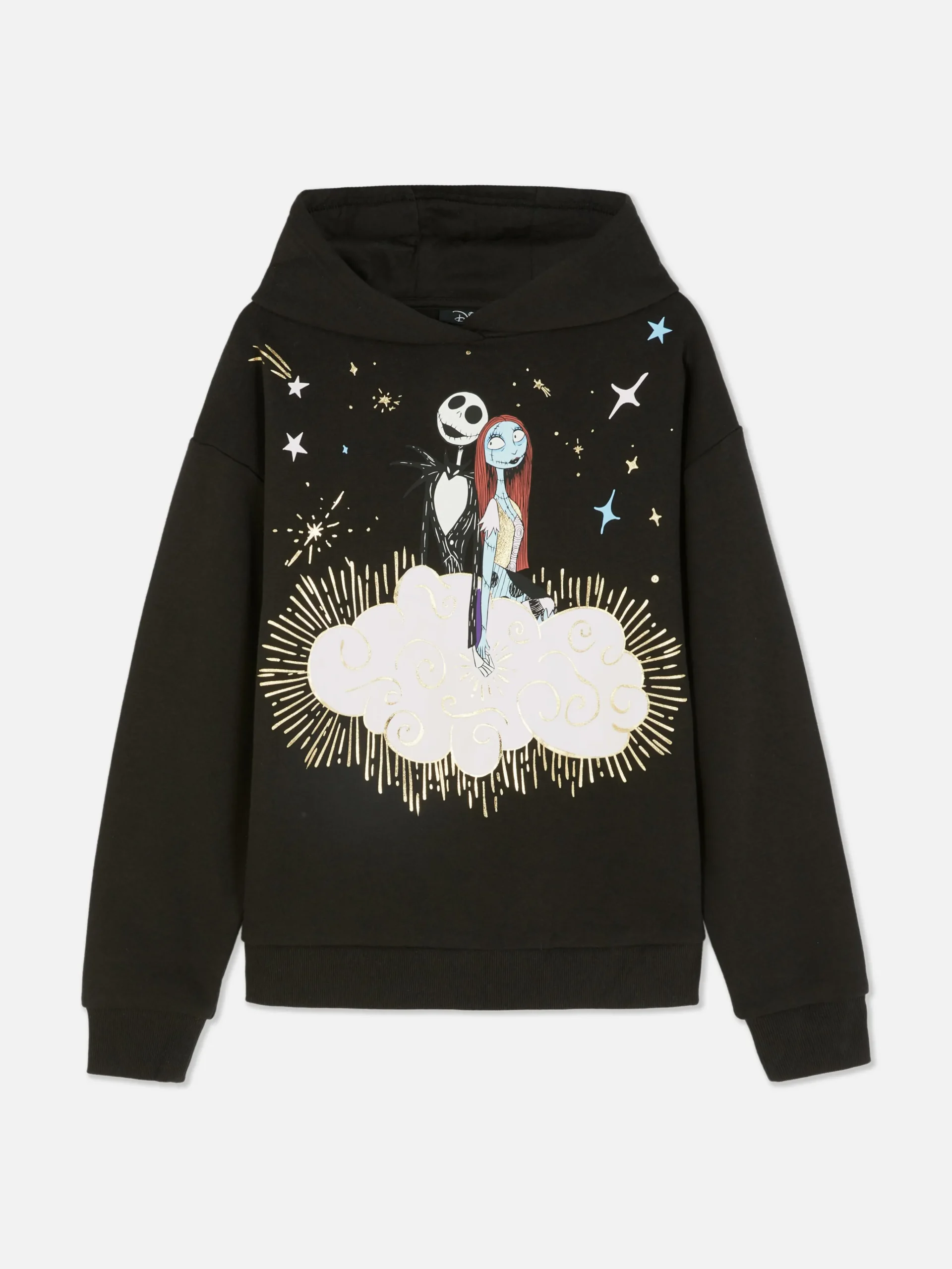 Disney Tim Burton’s The Nightmare Before Christmas Jack & Sally Hoodie|Primark New