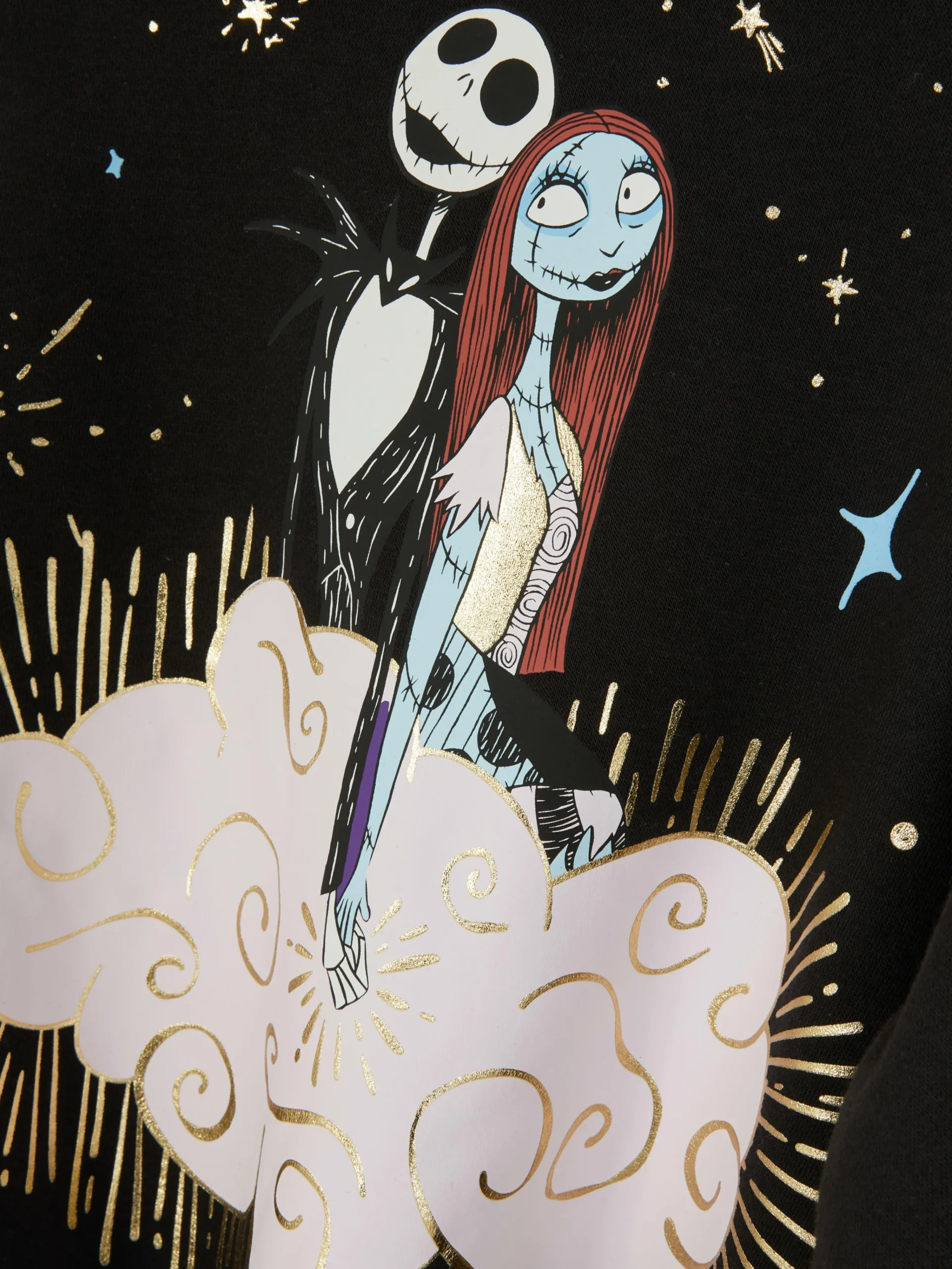 Disney Tim Burton’s The Nightmare Before Christmas Jack & Sally Hoodie|Primark New