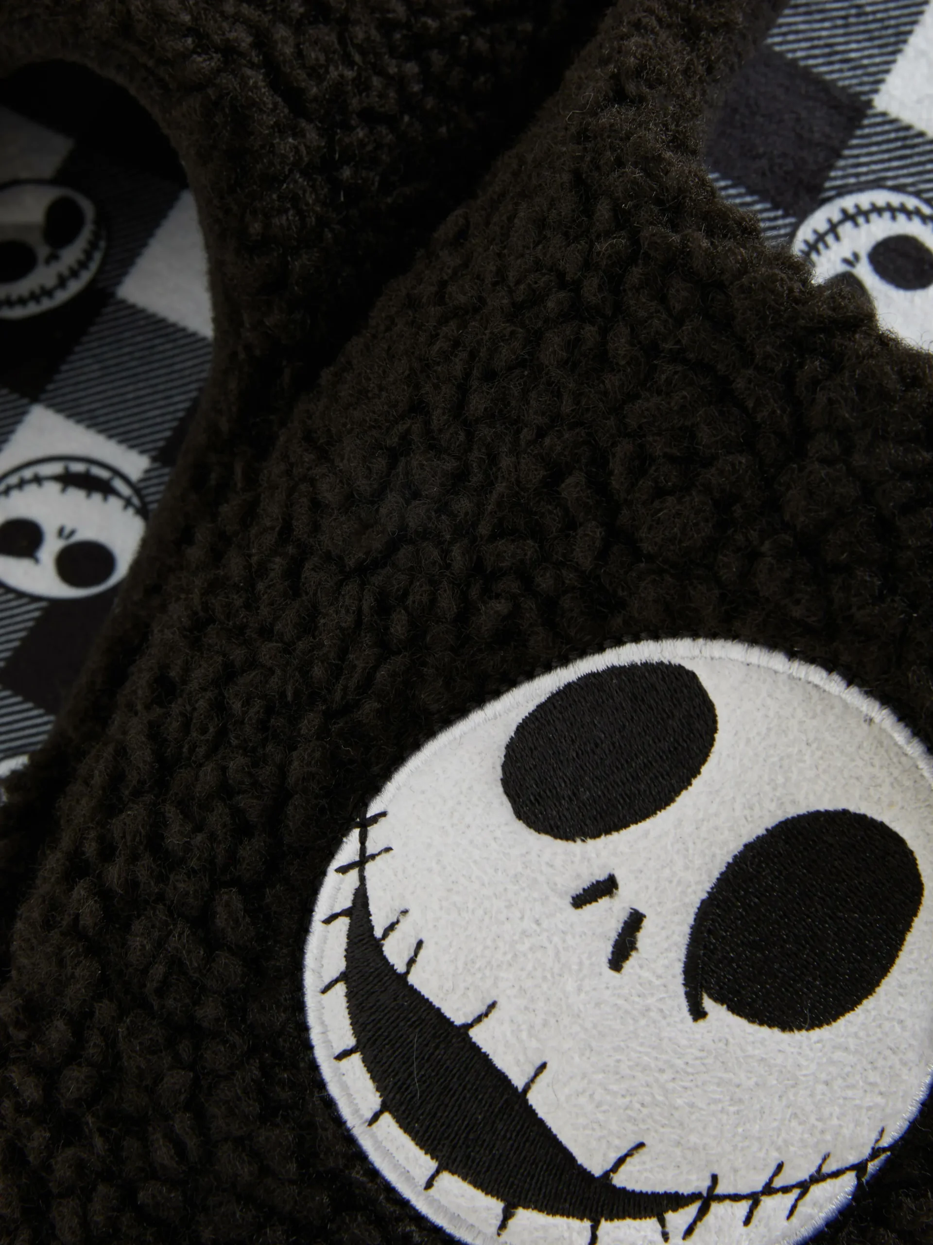 Disney Tim Burton’s The Nightmare Before Christmas Bouclé Slippers|Primark New