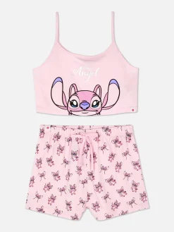Disney’s Lilo And Stitch Angel Cropped Cami And Shorts Pajamas|Primark