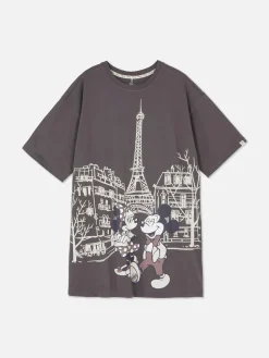 Disney’s Mickey And Minnie Mouse Paris Sleep Tee|Primark Hot