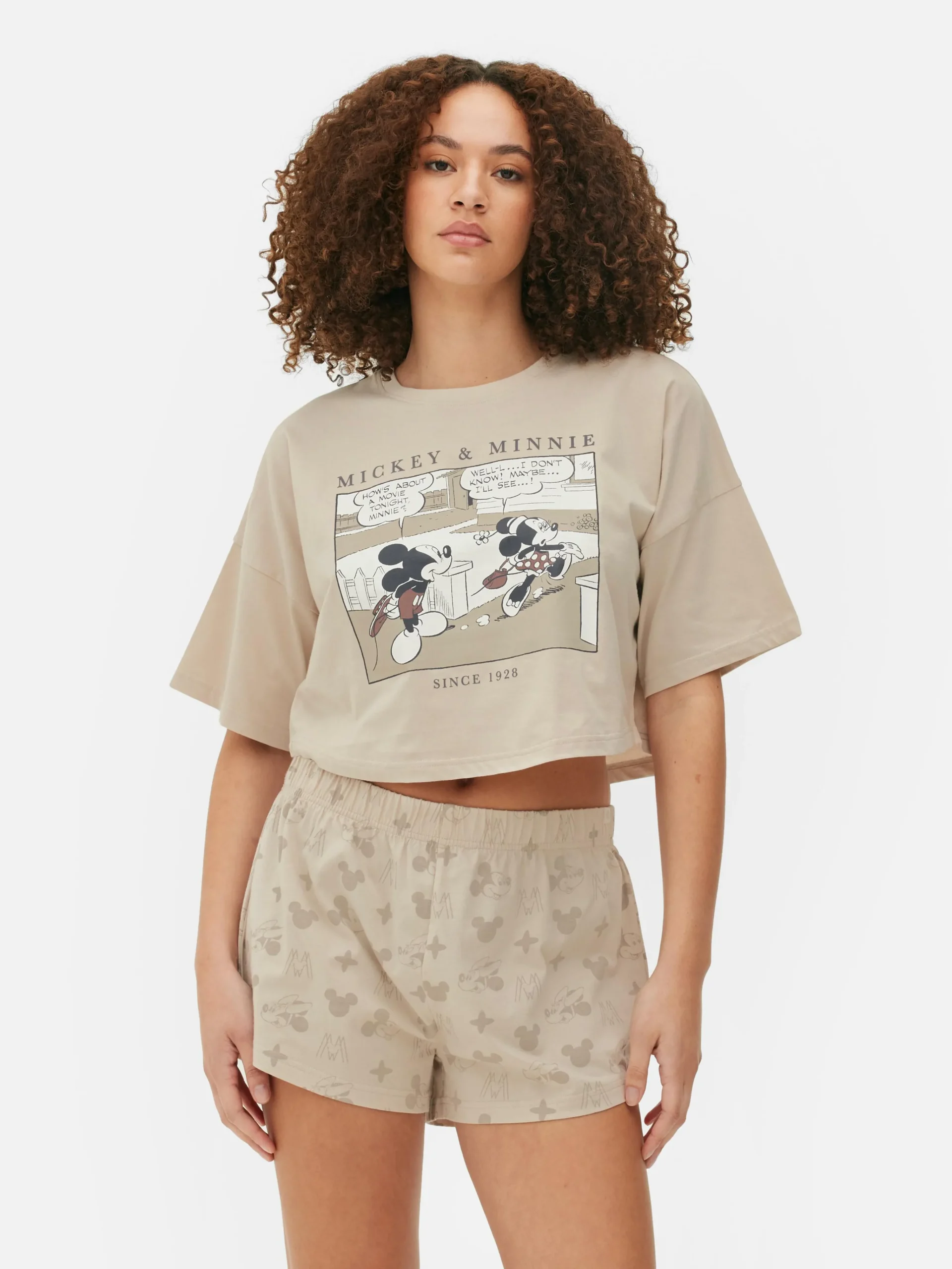 Disney’s Mickey Mouse Comic Shorts Pajamas|Primark Online