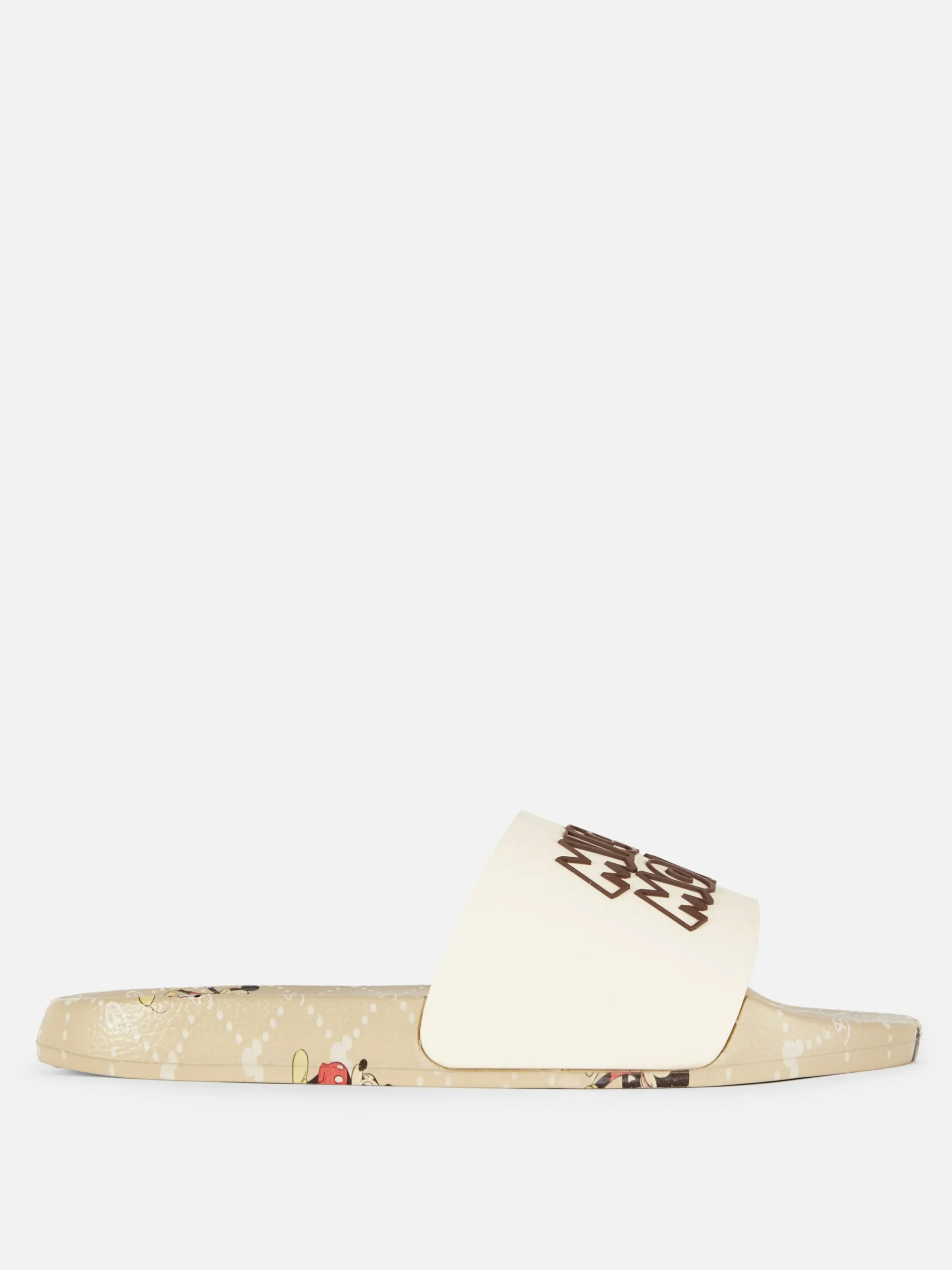Disney’s Mickey Mouse Monogram Pool Slides|Primark