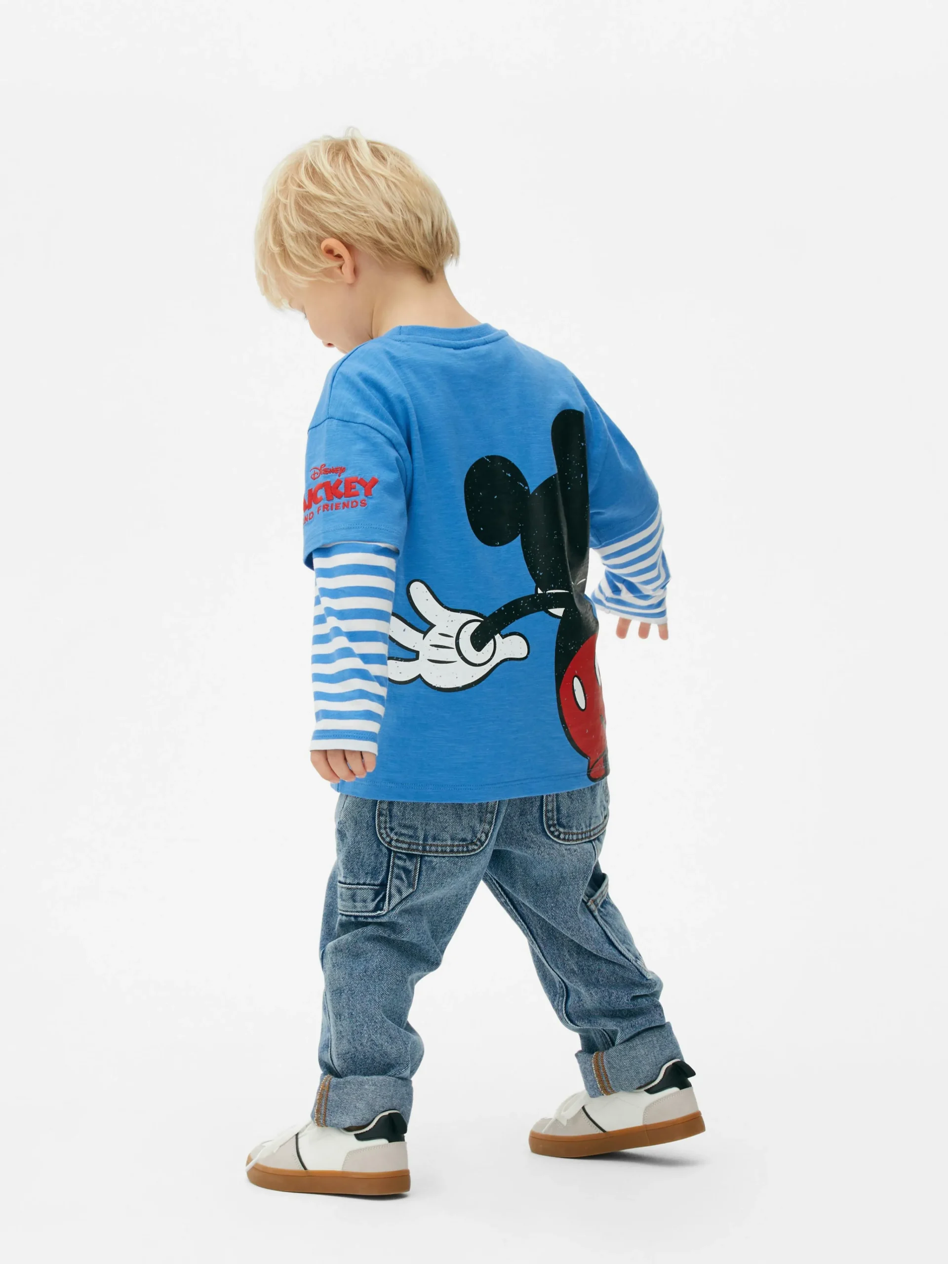 Disney’s Mickey Mouse Printed Slubbed T-Shirt|Primark Sale