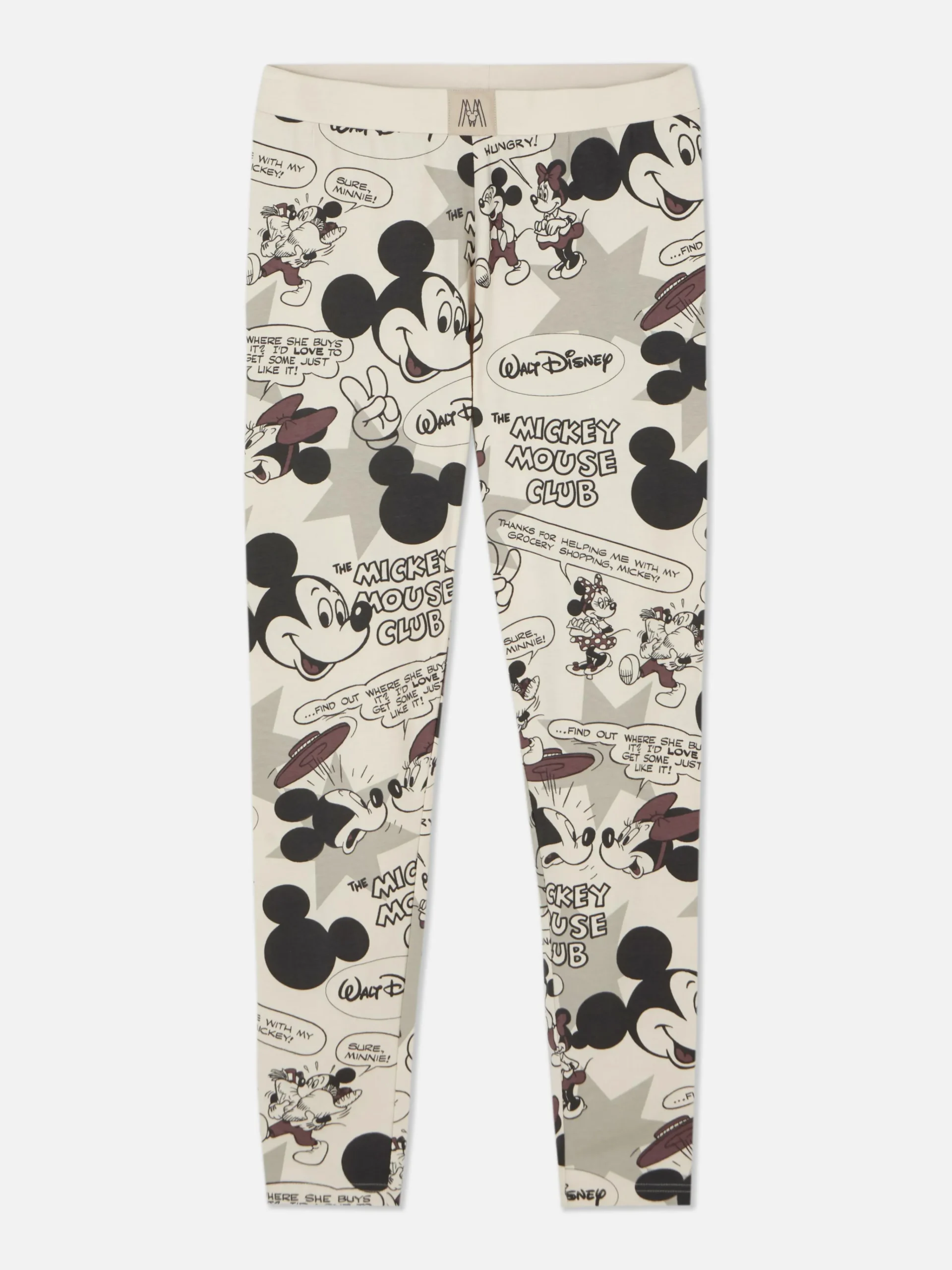 Disney’s Mickey Mouse Retro Comic Pajama Leggings|Primark Discount