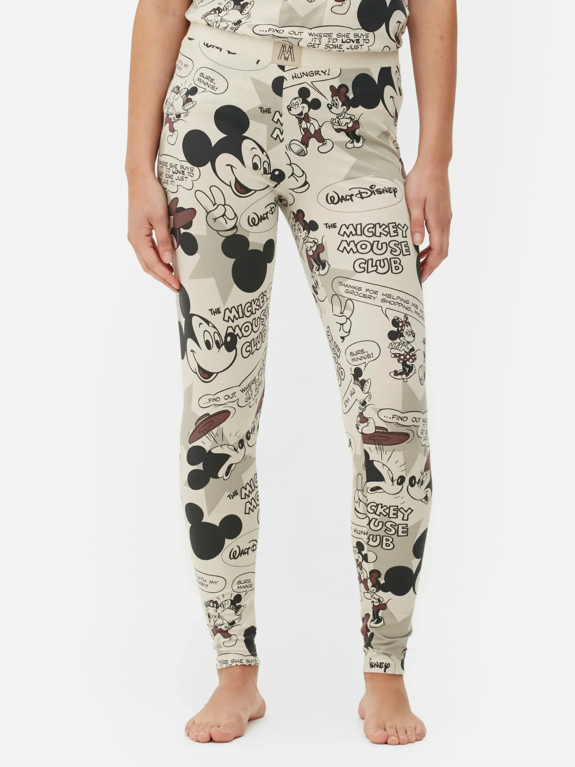 Disney’s Mickey Mouse Retro Comic Pajama Leggings|Primark Discount