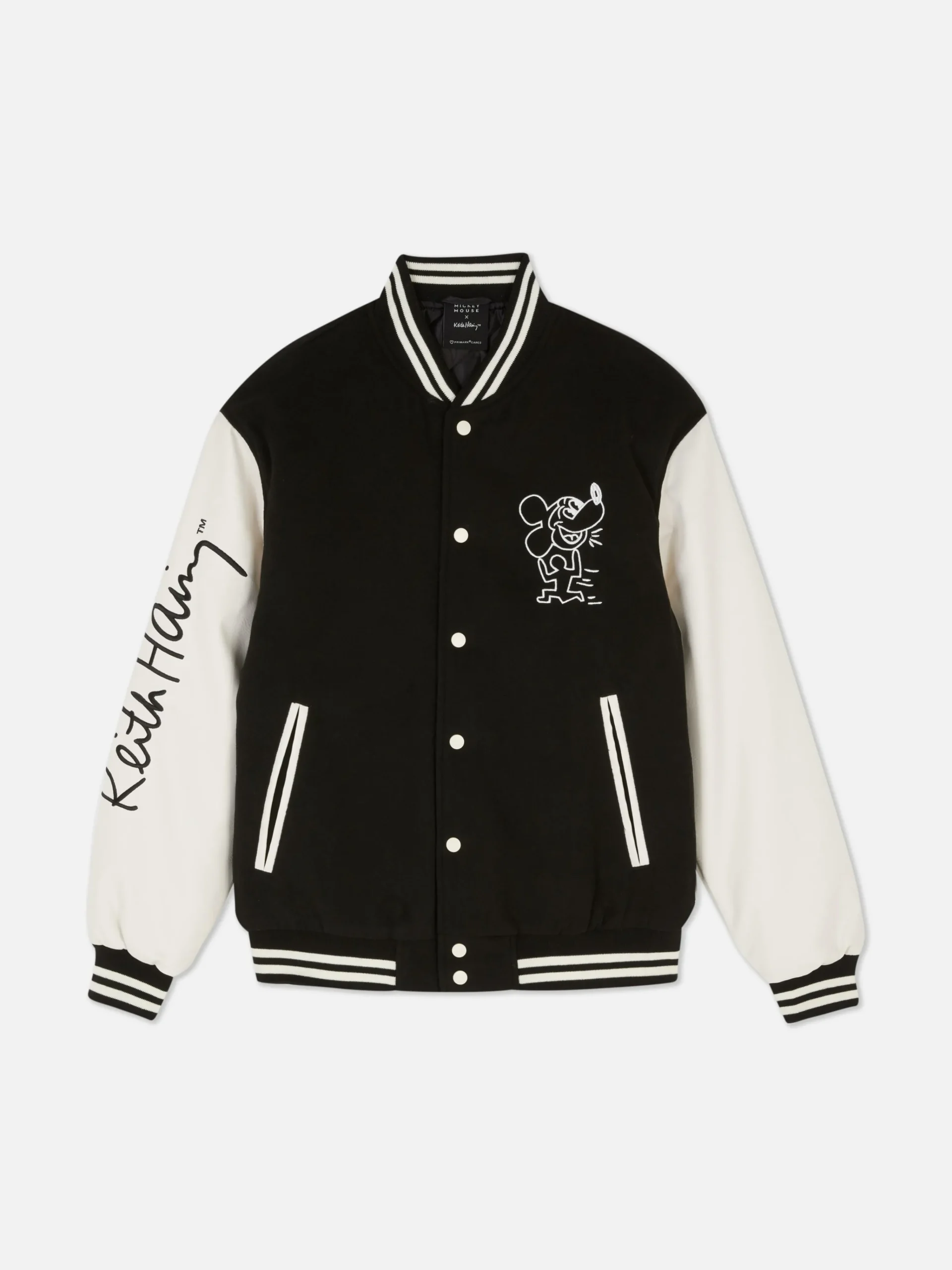 Disney’s Mickey Mouse X Keith Haring Varsity Jacket|Primark Sale
