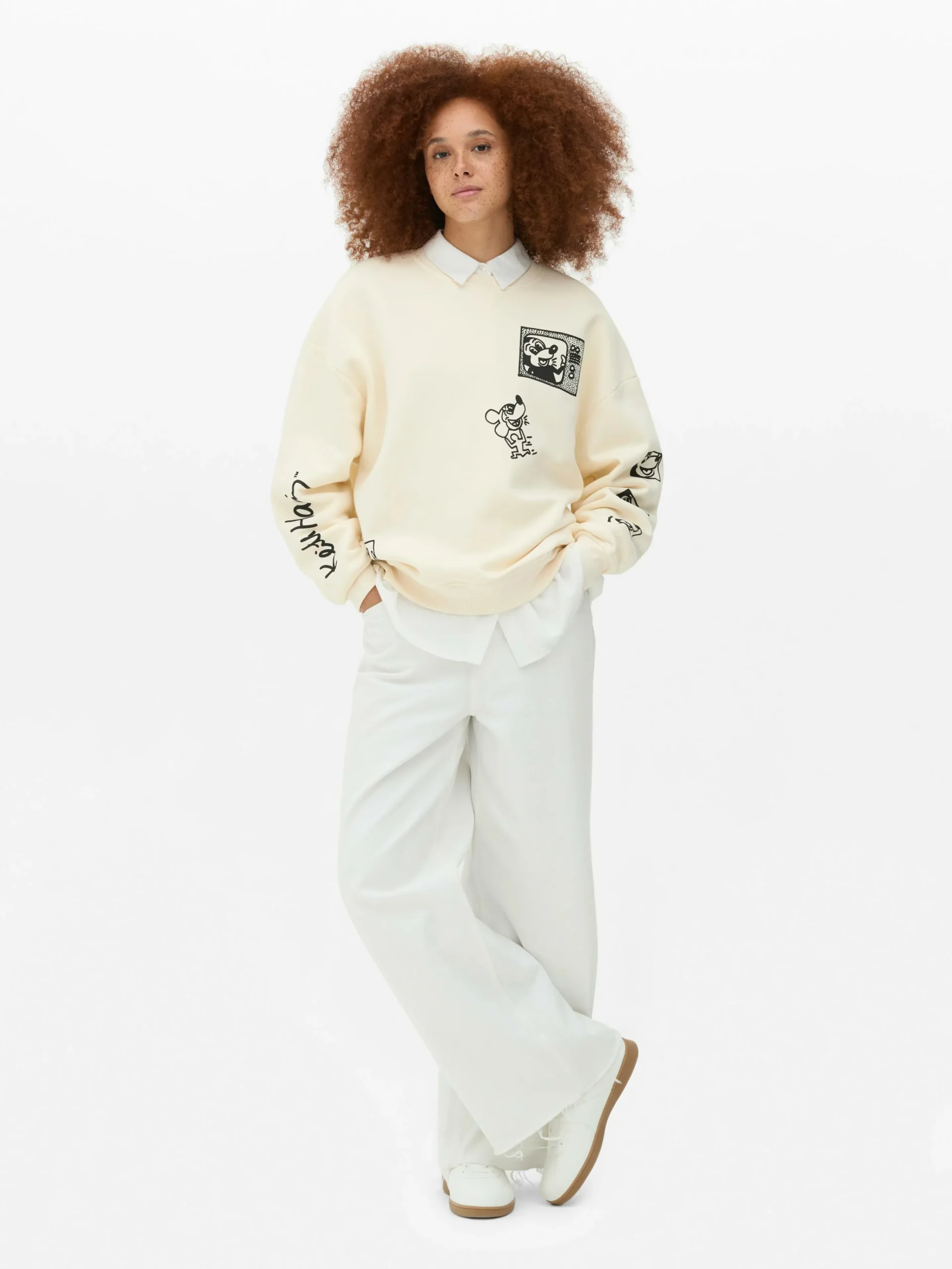 Disney’s Mickey Mouse X Keith Haring Sweatshirt|Primark Online