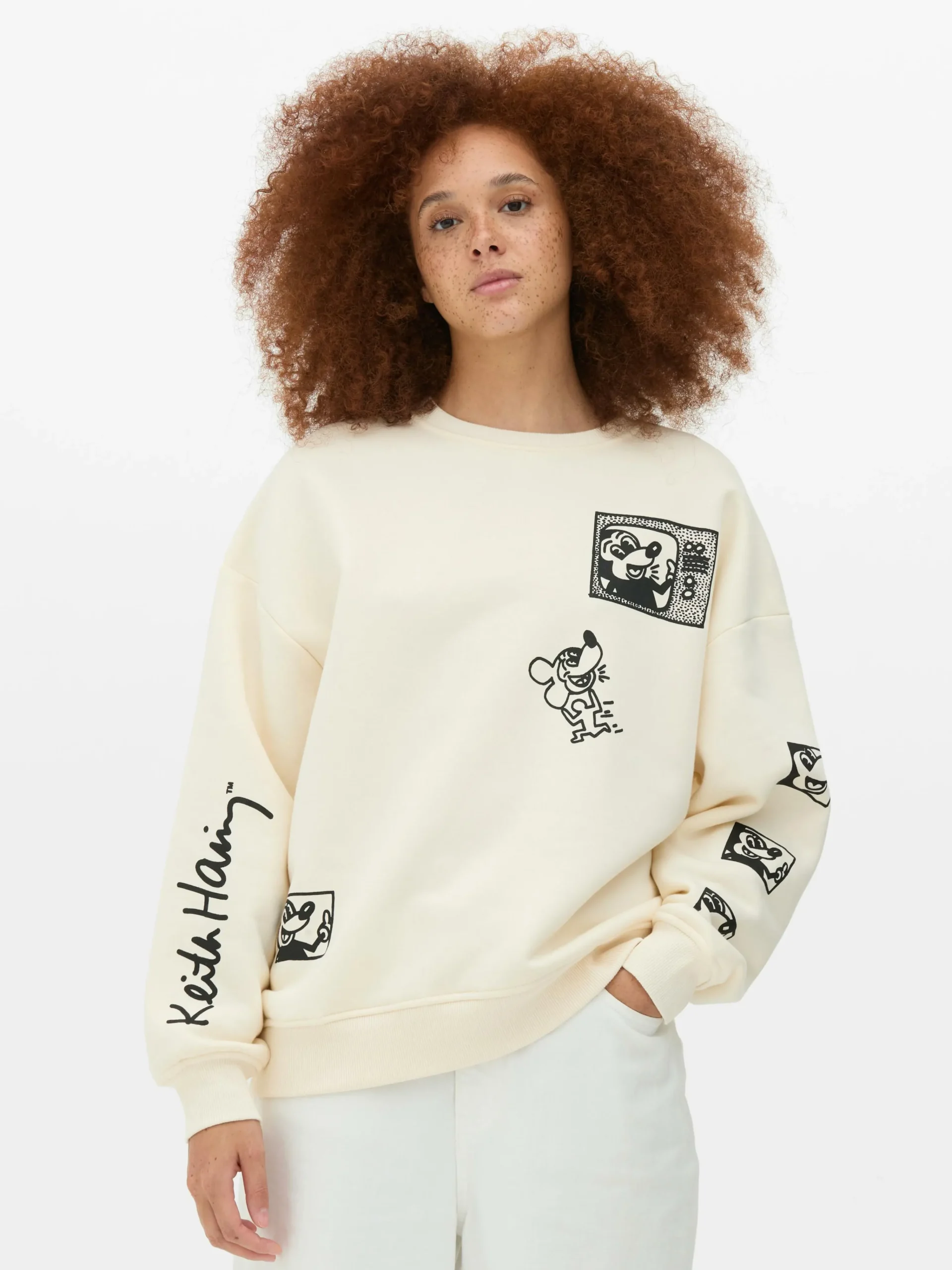 Disney’s Mickey Mouse X Keith Haring Sweatshirt|Primark Online