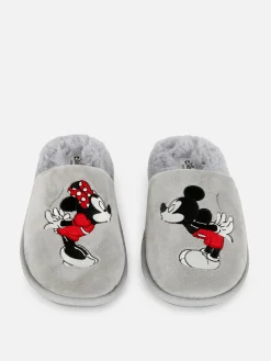 Disney’s Minnie And Mickey Mouse Fluffy Slippers|Primark Hot