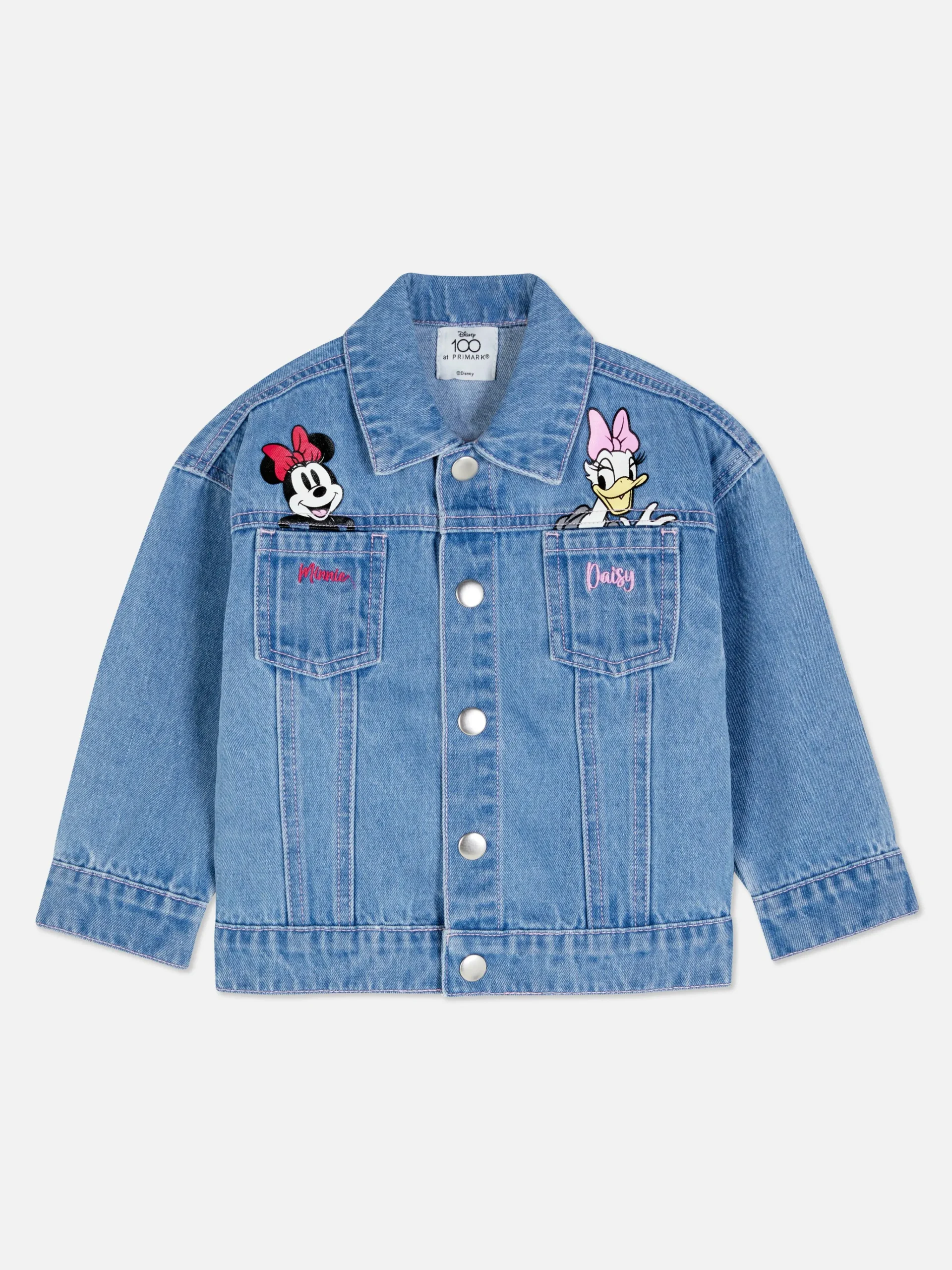 Disney's Minnie Mouse & Friends Double Pouch Denim Jacket|Primark