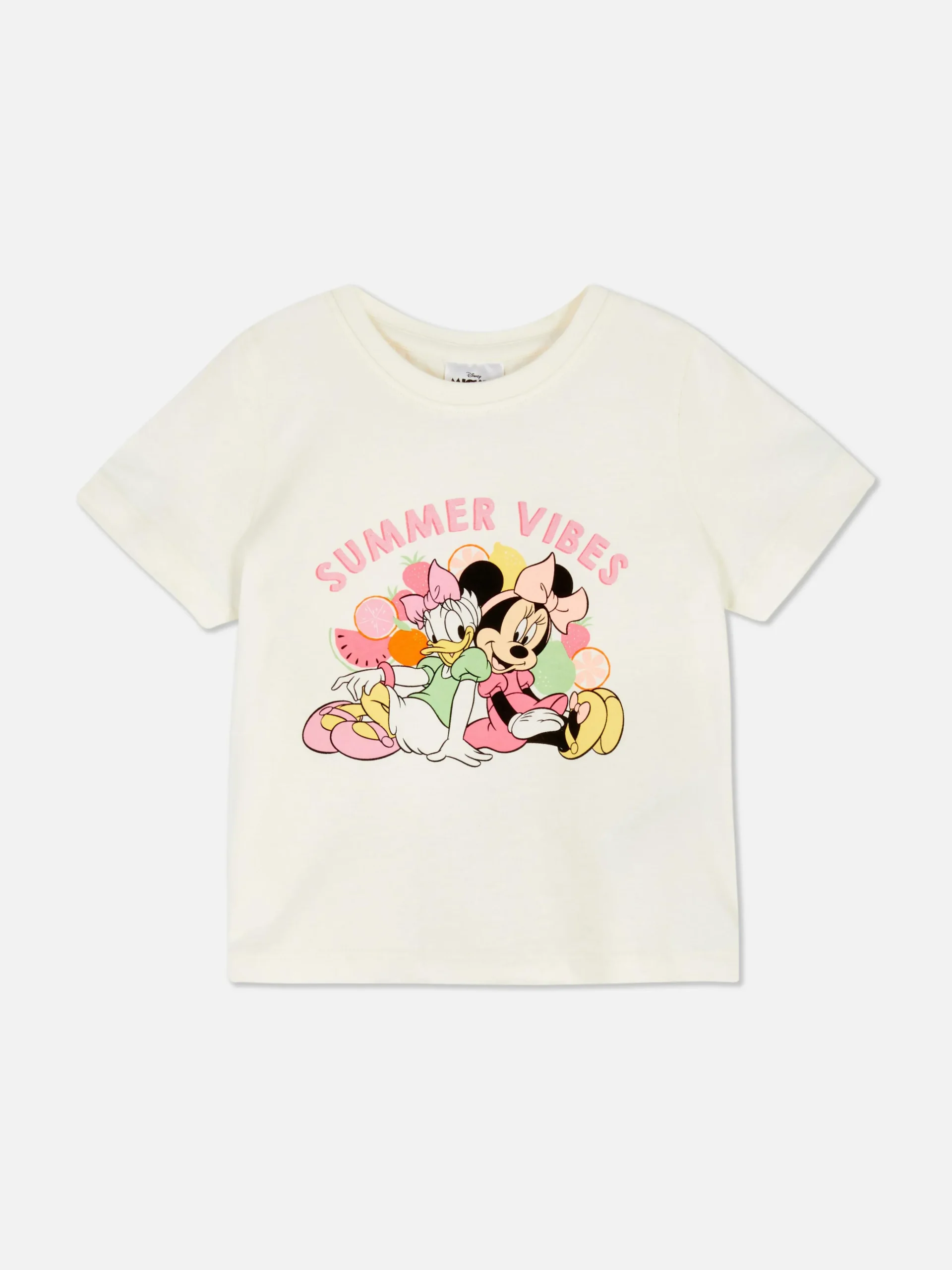 Disney’s Minnie Mouse And Friends Glitter Text T-Shirt|Primark Best