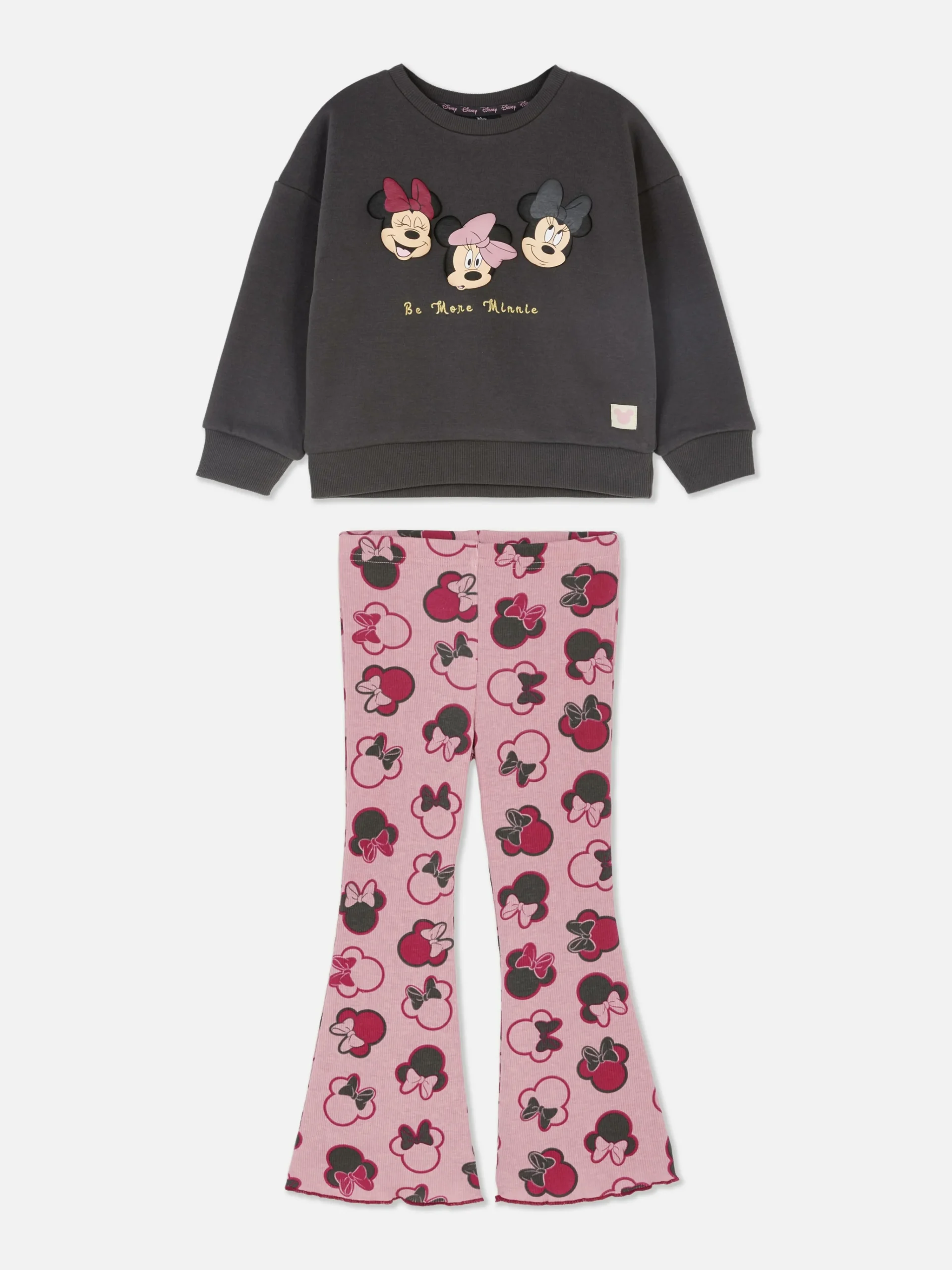 Disney’s Minnie Mouse Crew Neck And Leggings Set|Primark
