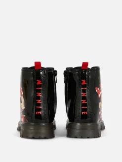 Disney’s Minnie Mouse Patent Chunky Boots|Primark Discount