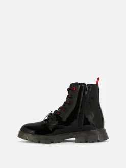 Disney’s Minnie Mouse Patent Chunky Boots|Primark Discount