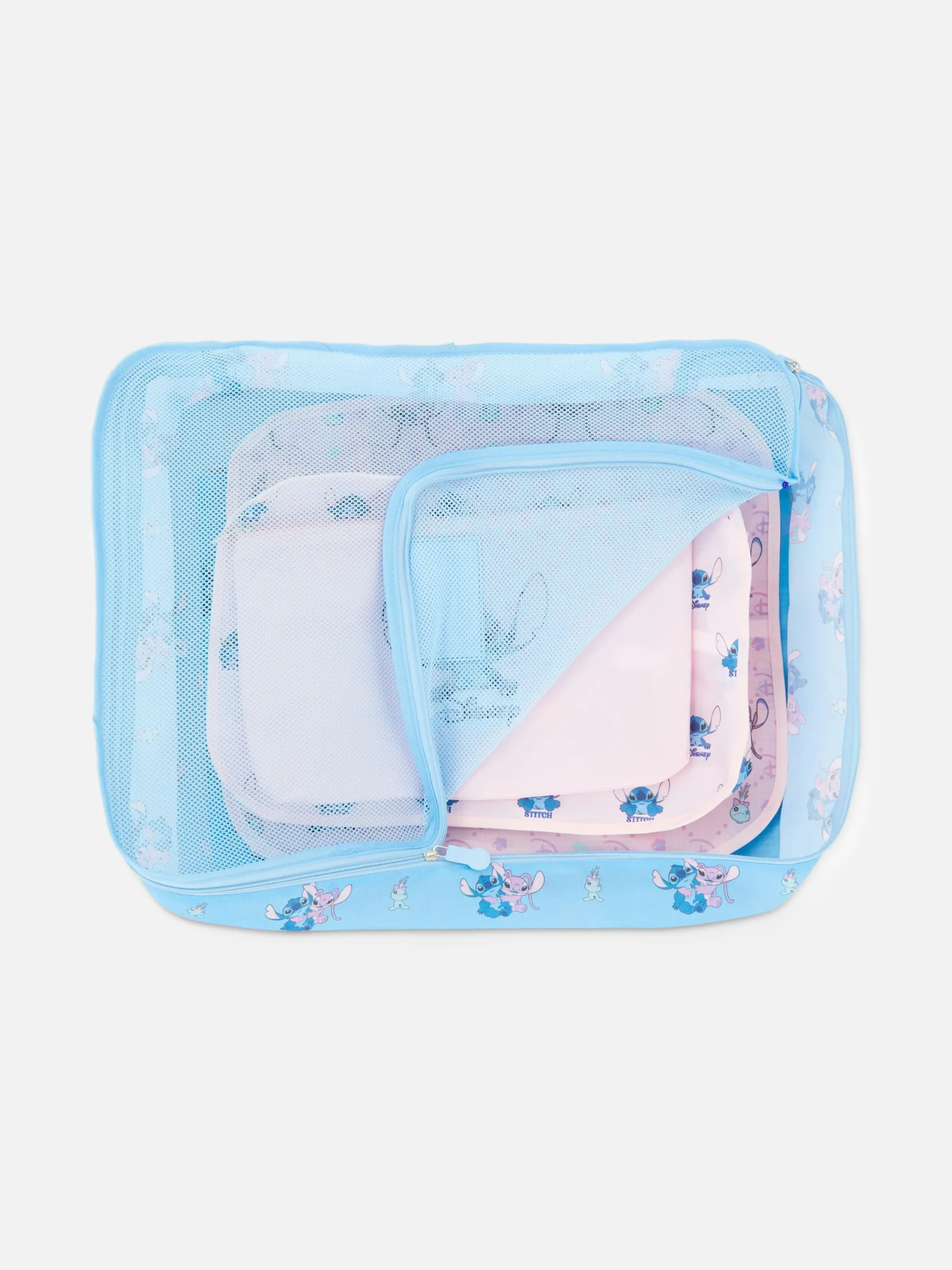 Disney’s Stitch And Angel Packing Cubes|Primark Best