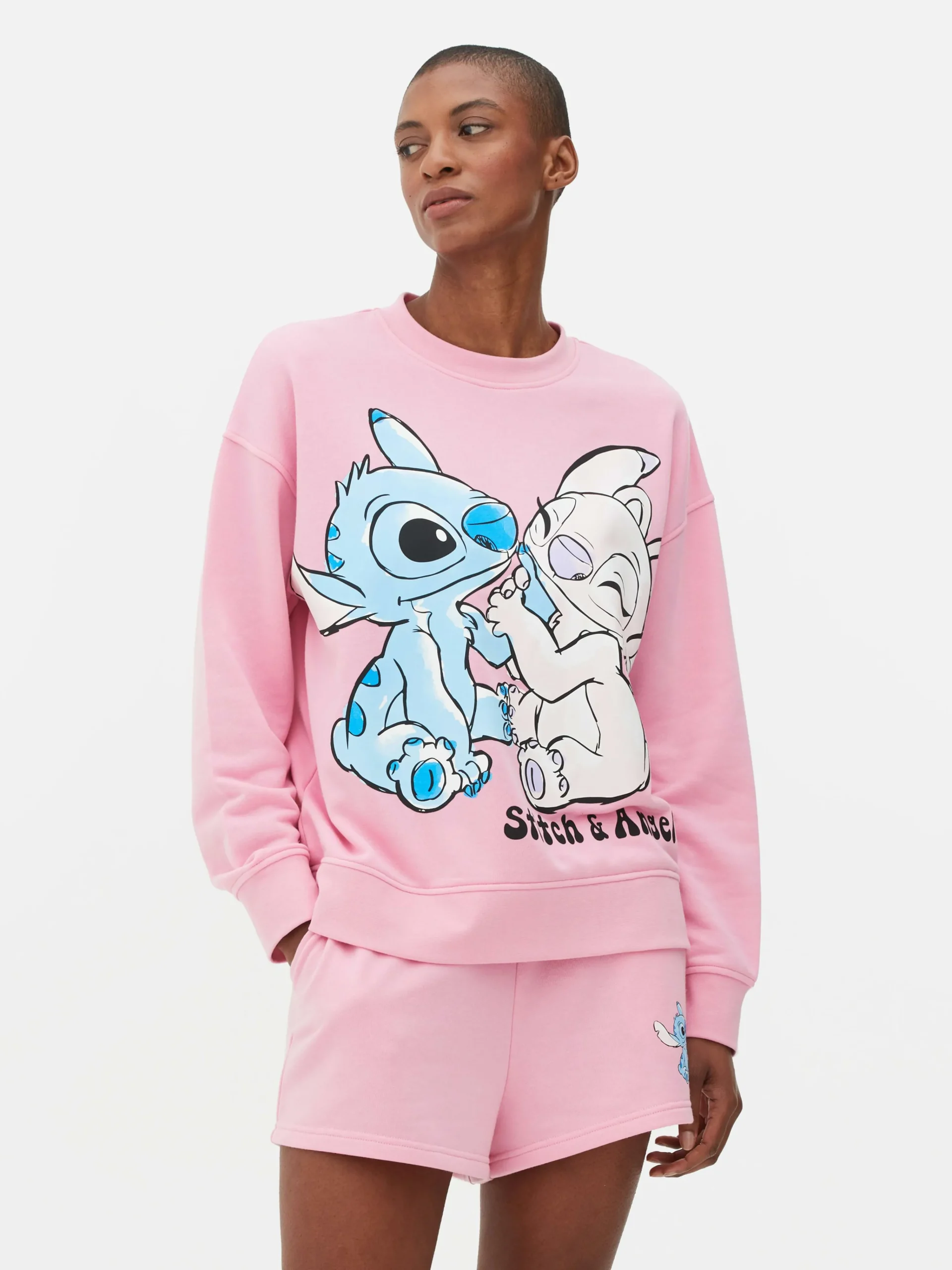 Disney’s Stitch And Angel Sweatshirt|Primark Discount