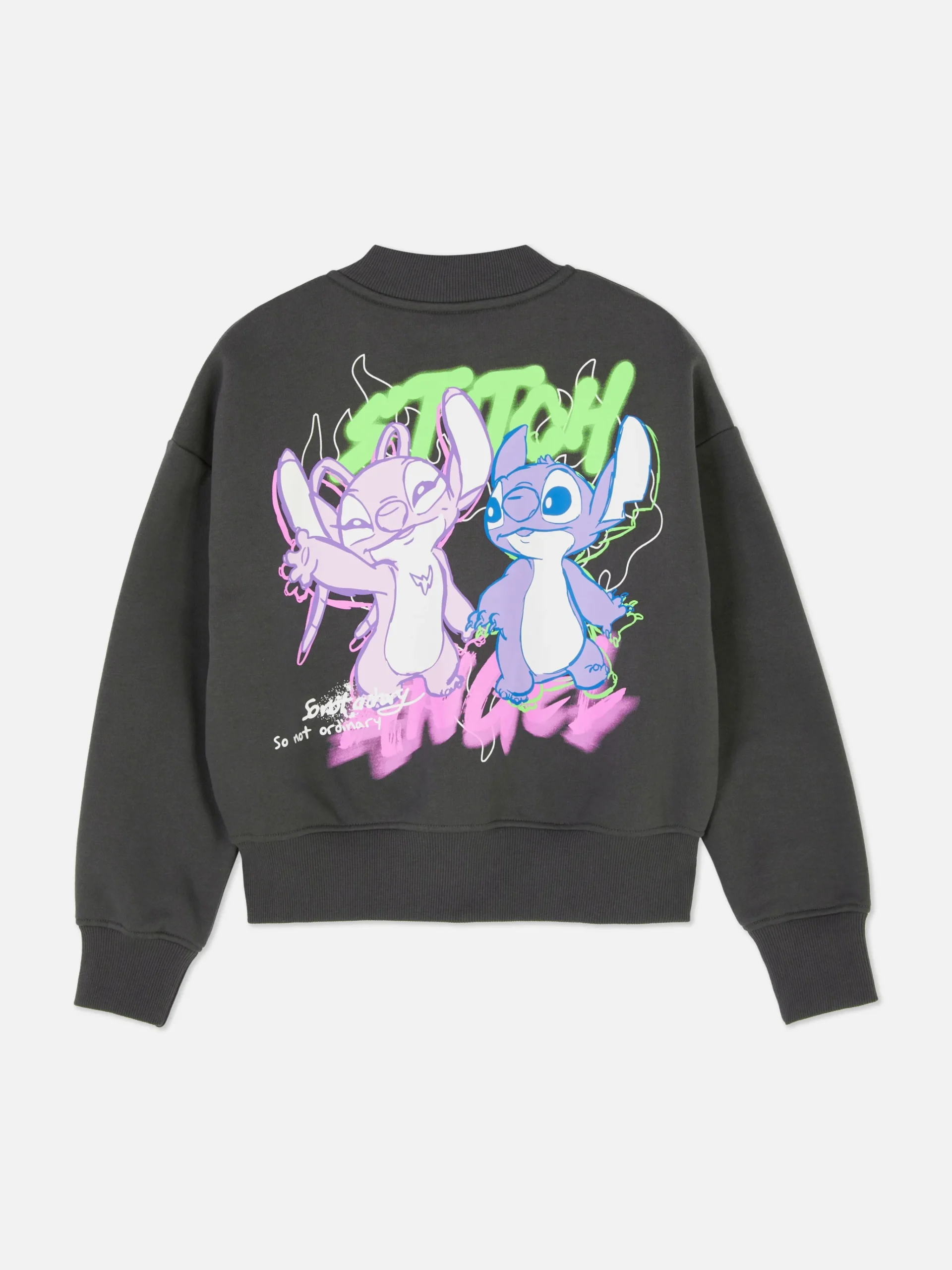 Disney's Stitch And Angel Graffiti Sweatshirt|Primark Discount