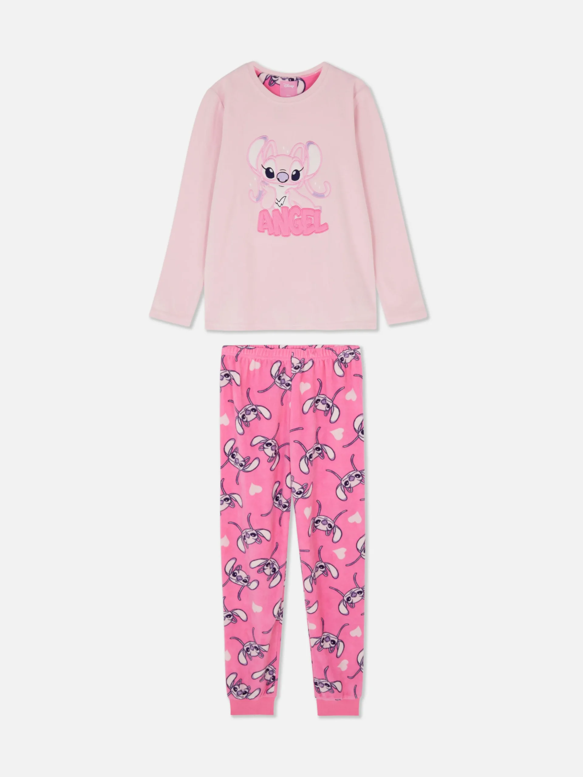 Disney's Stitch Angel Pajama Set|Primark Clearance