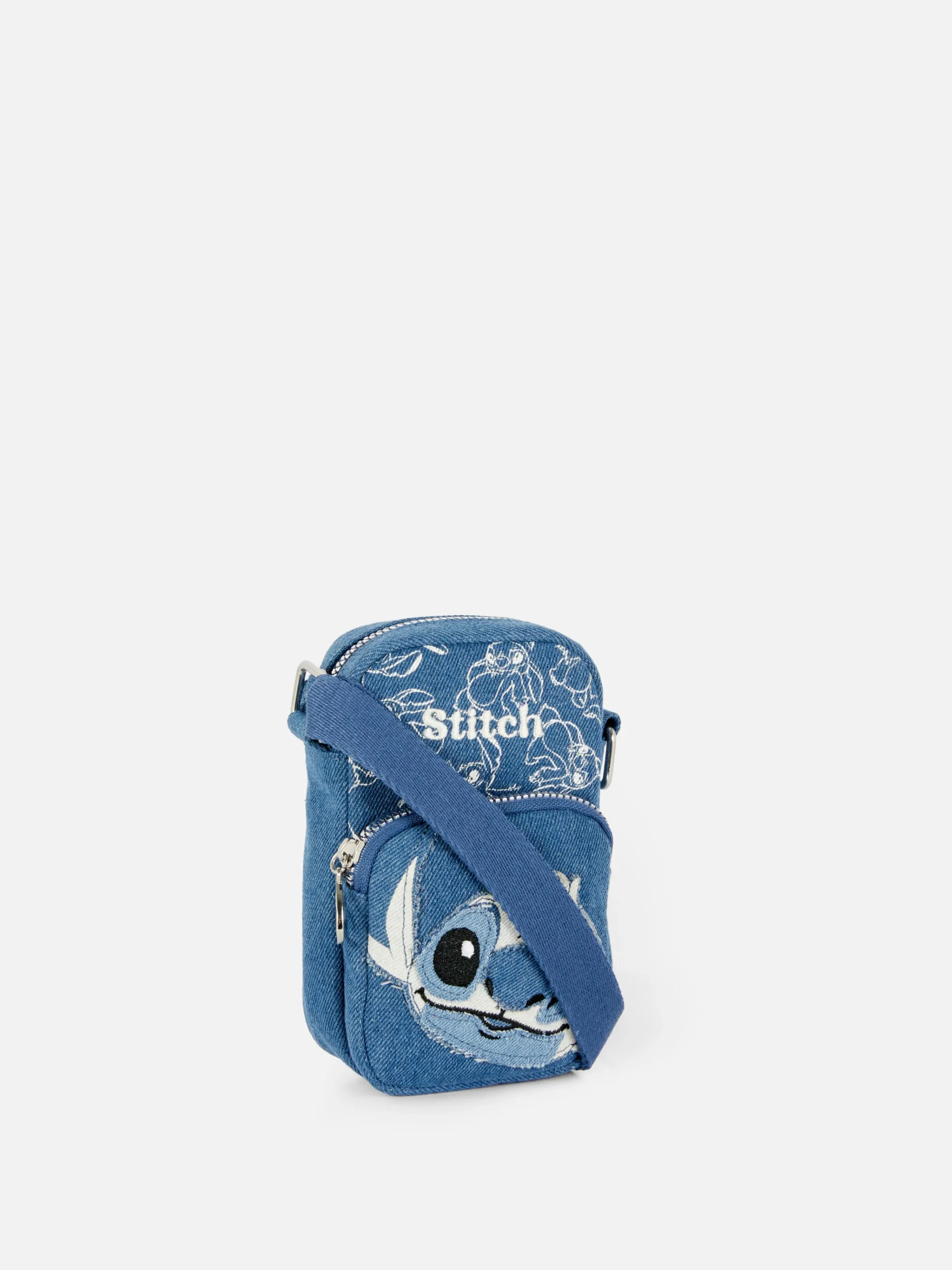 Disney’s Stitch Denim Phone Bag|Primark Hot