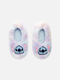 Disney's Stitch Fluffy Footlet Slippers|Primark Discount