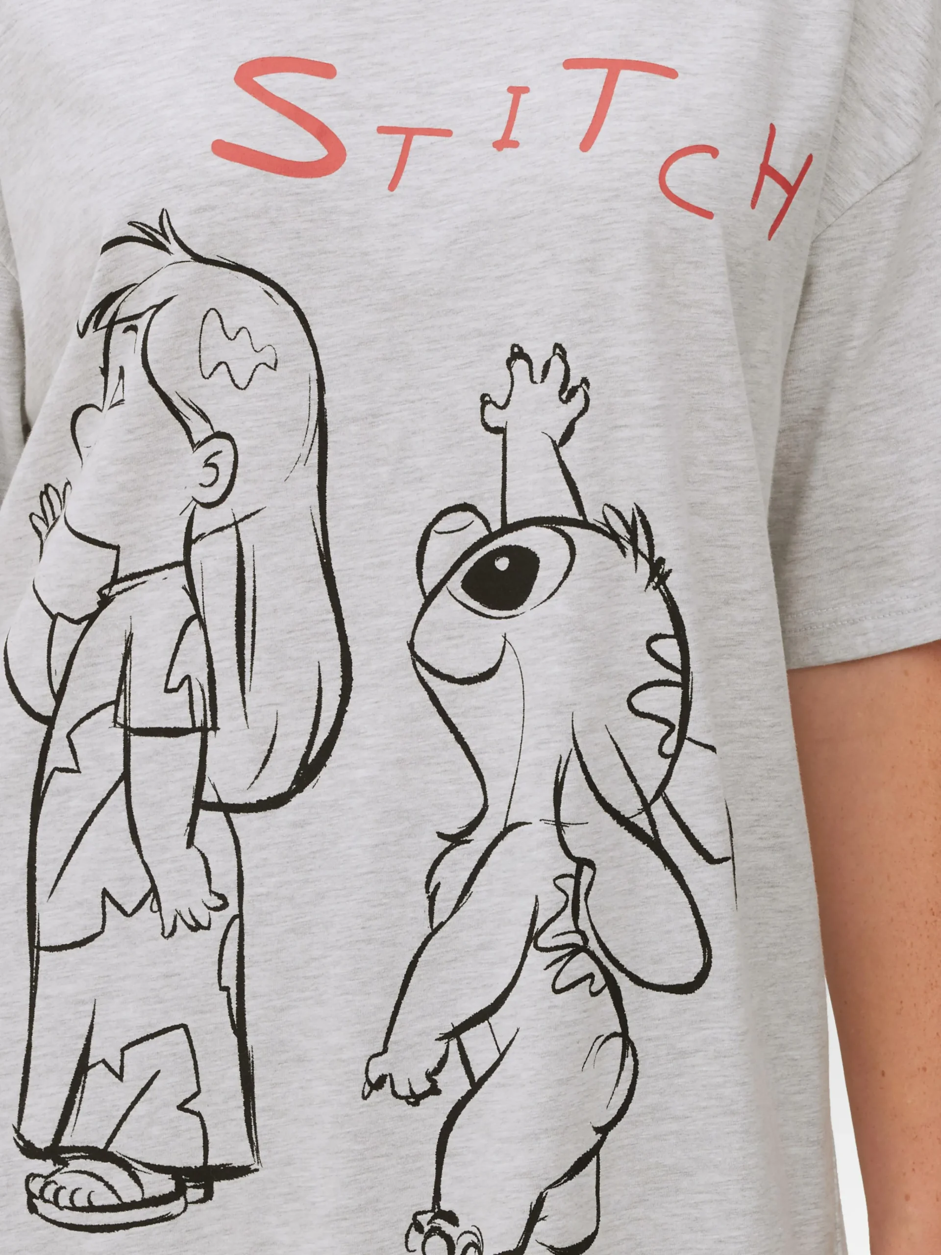 Disney’s Stitch Oversized T-Shirt|Primark Discount