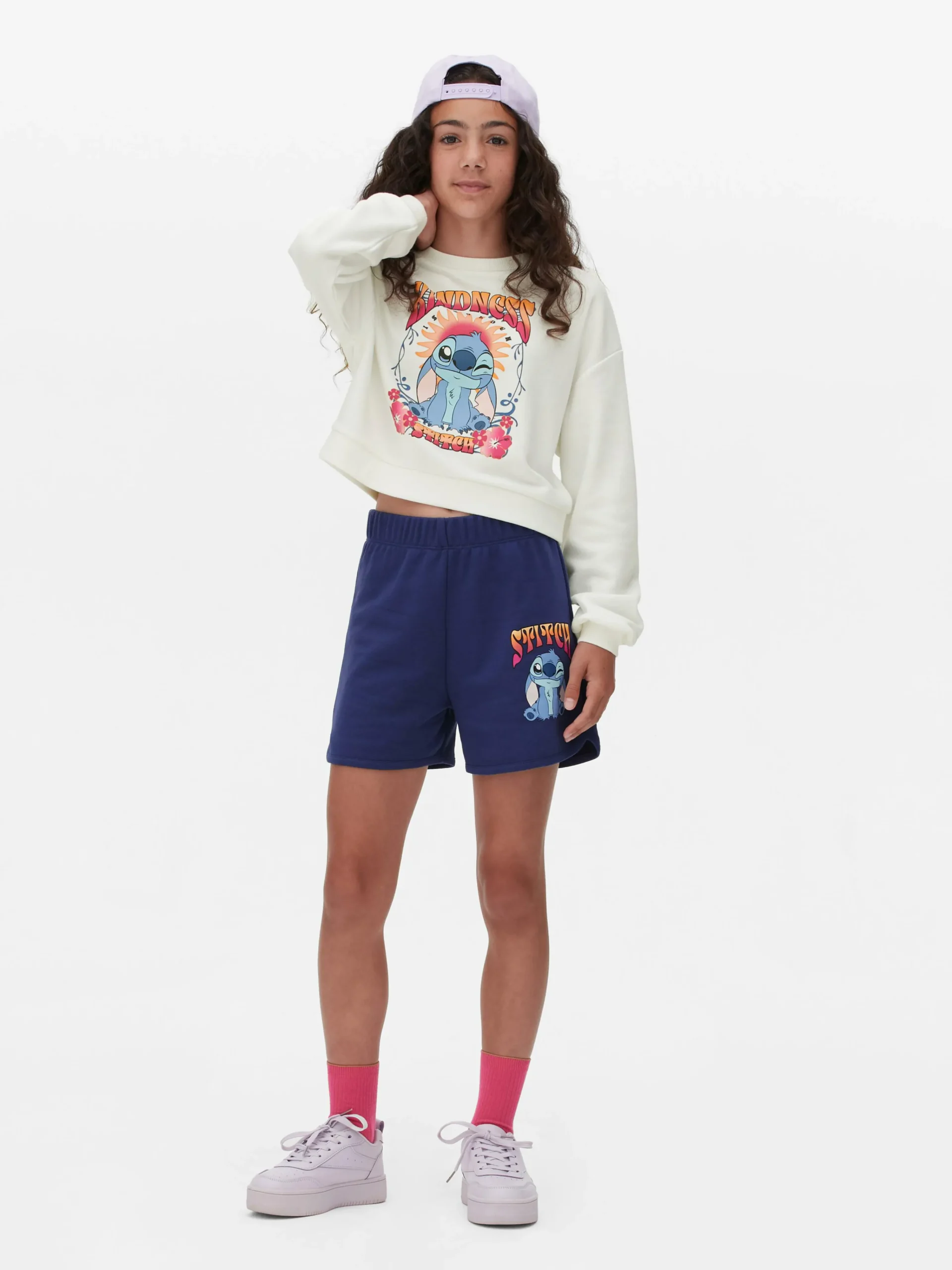 Disney’s Stitch Sweatshirt And Shorts Set|Primark Clearance