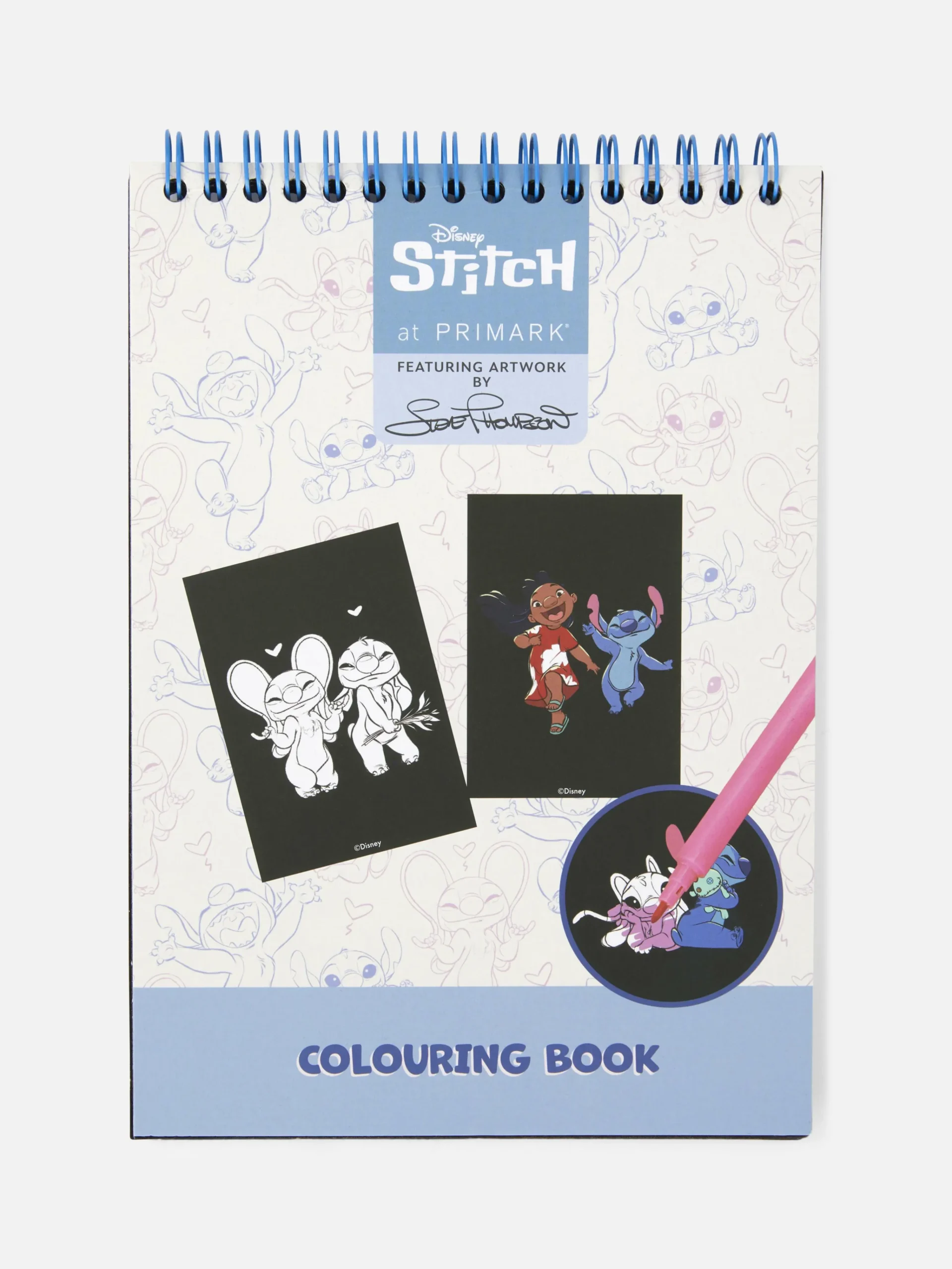 Disney’s Stitch Velvet Coloring Book|Primark Clearance