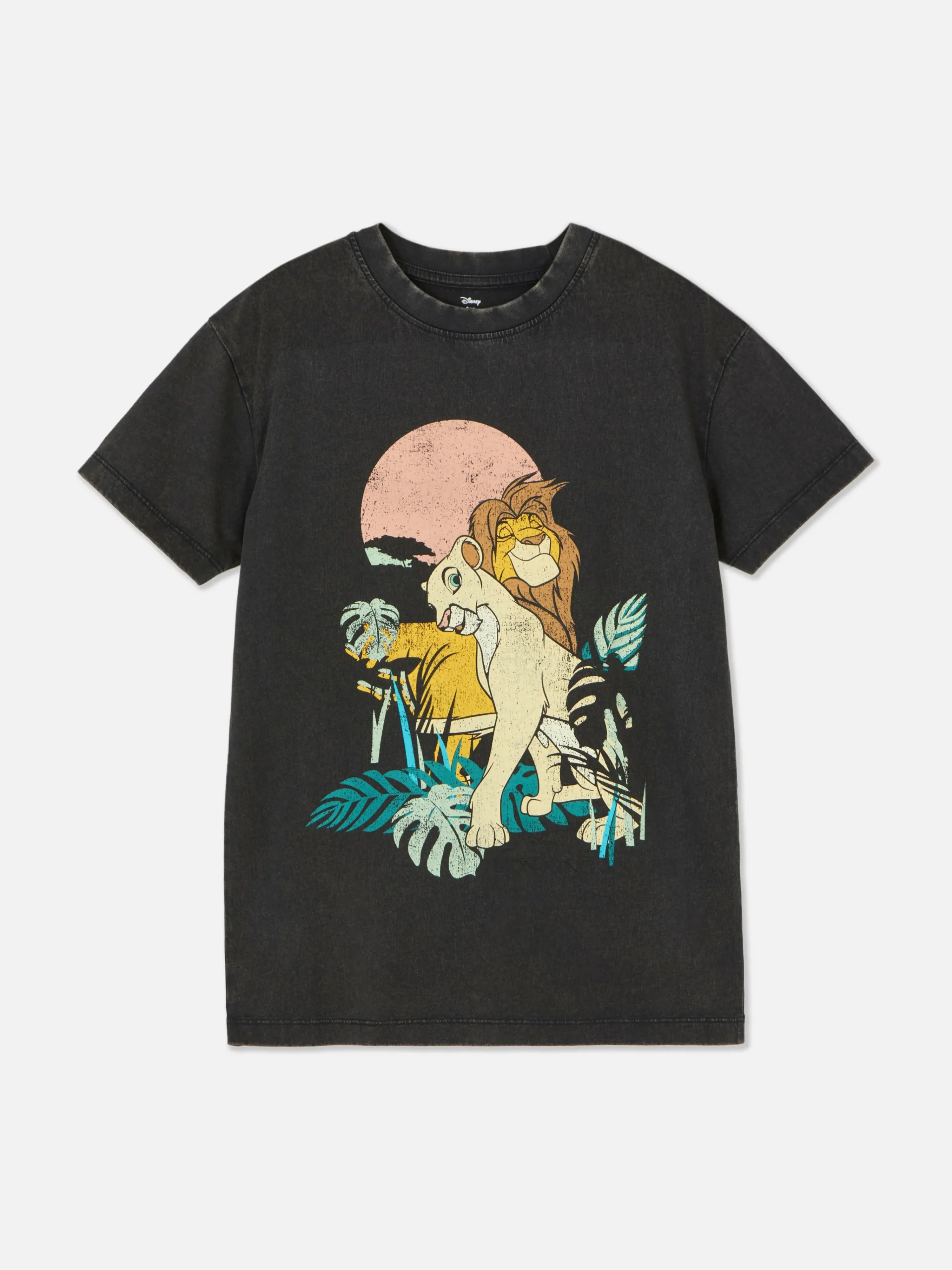 Disney’s The Lion King 30th Anniversary Acid Wash Tee|Primark New