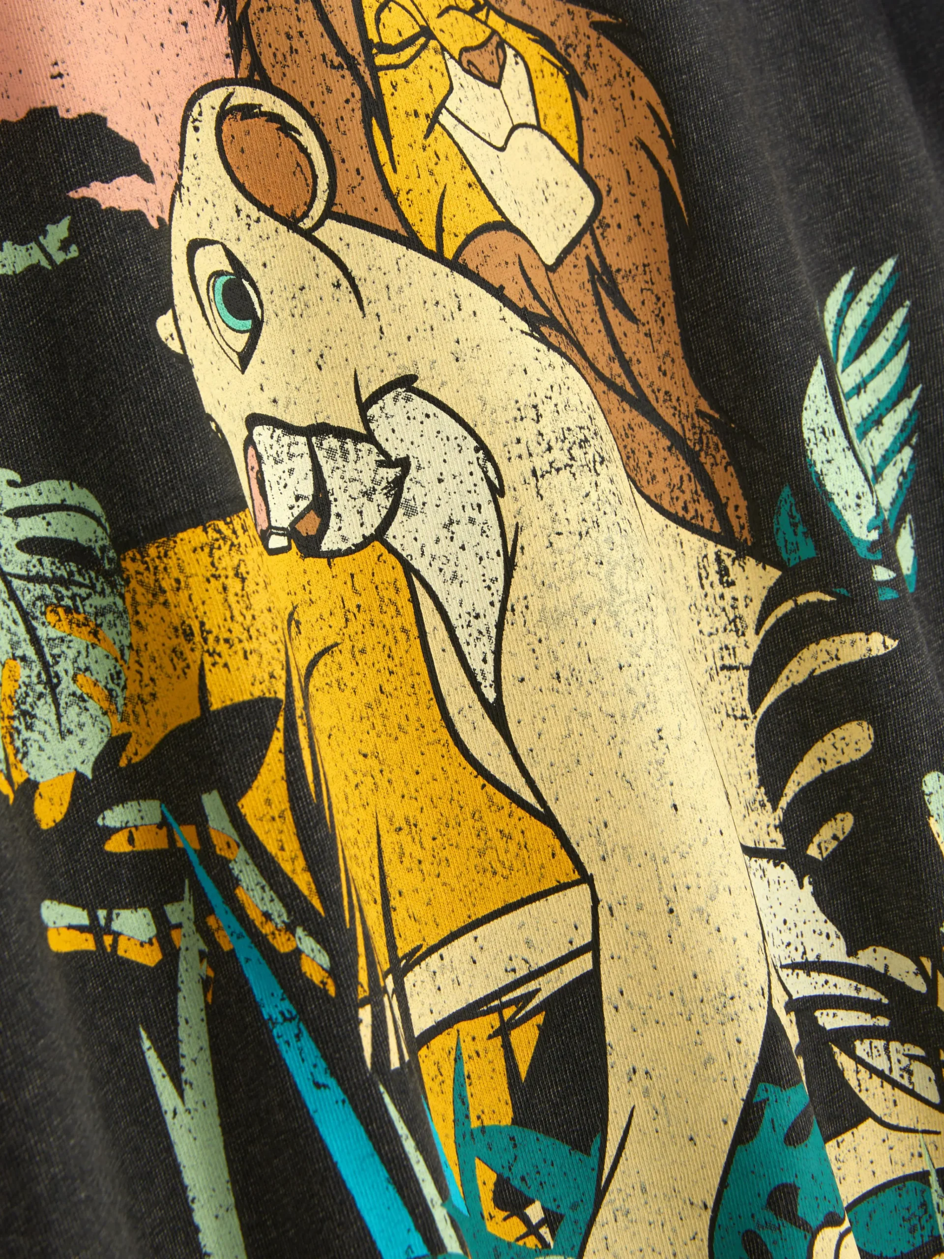 Disney’s The Lion King 30th Anniversary Acid Wash Tee|Primark New