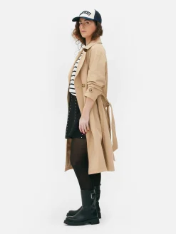 Double Breasted Trench Coat|Primark Hot