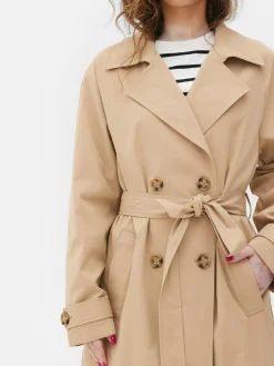 Double Breasted Trench Coat|Primark Hot