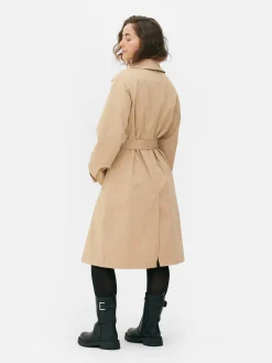 Double Breasted Trench Coat|Primark Hot