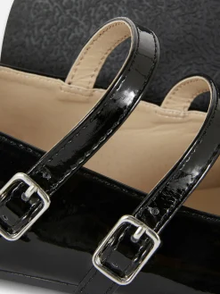 Double Buckle Strap Ballet Flats|Primark Sale