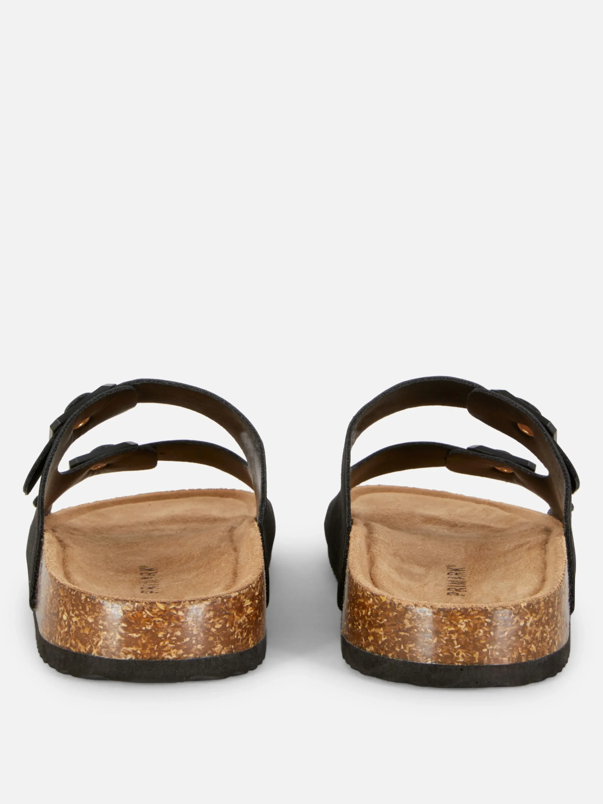 Double Strap Footbed Sandals|Primark New