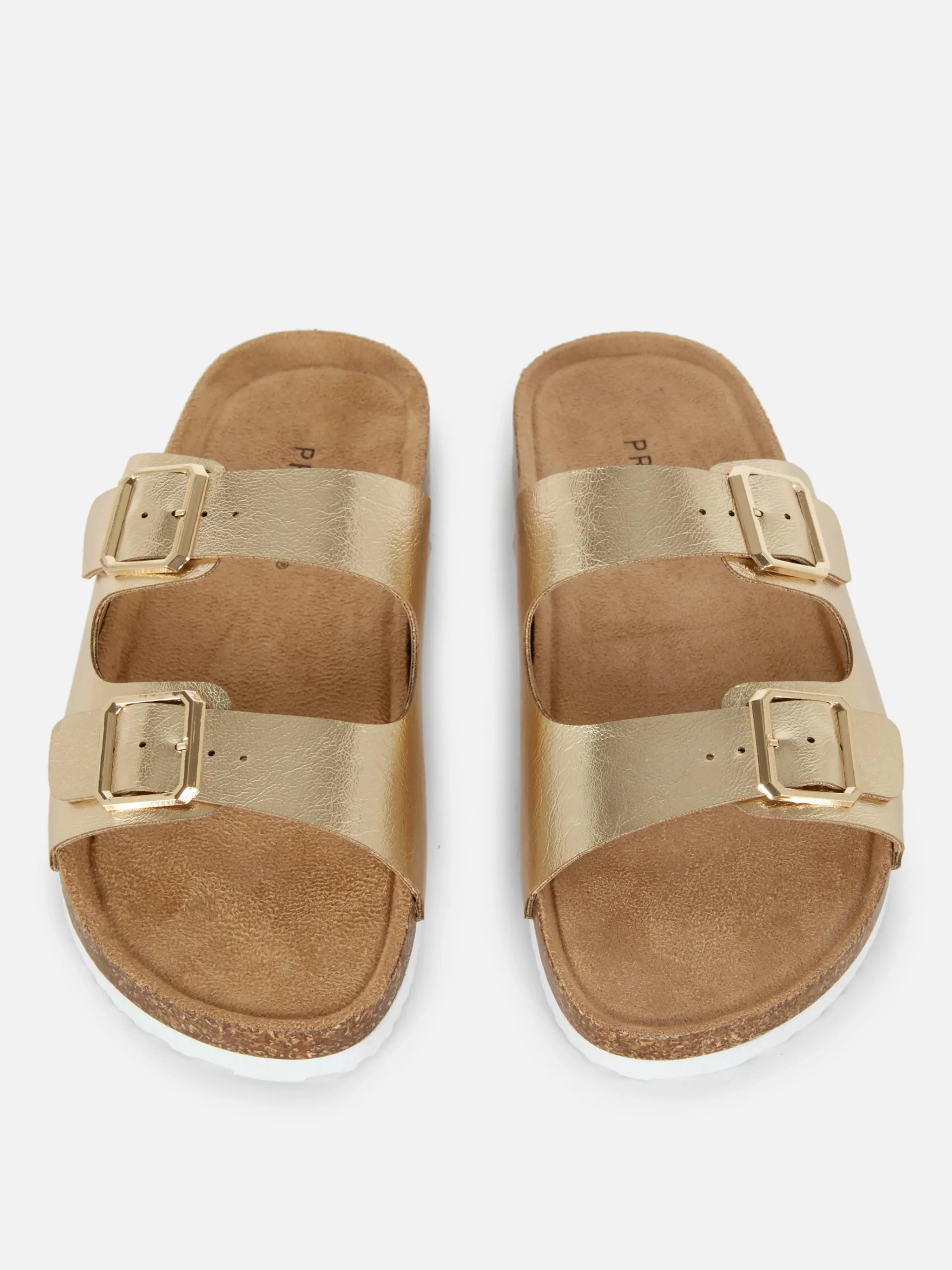 Double Strap Footbed Sandals|Primark Clearance