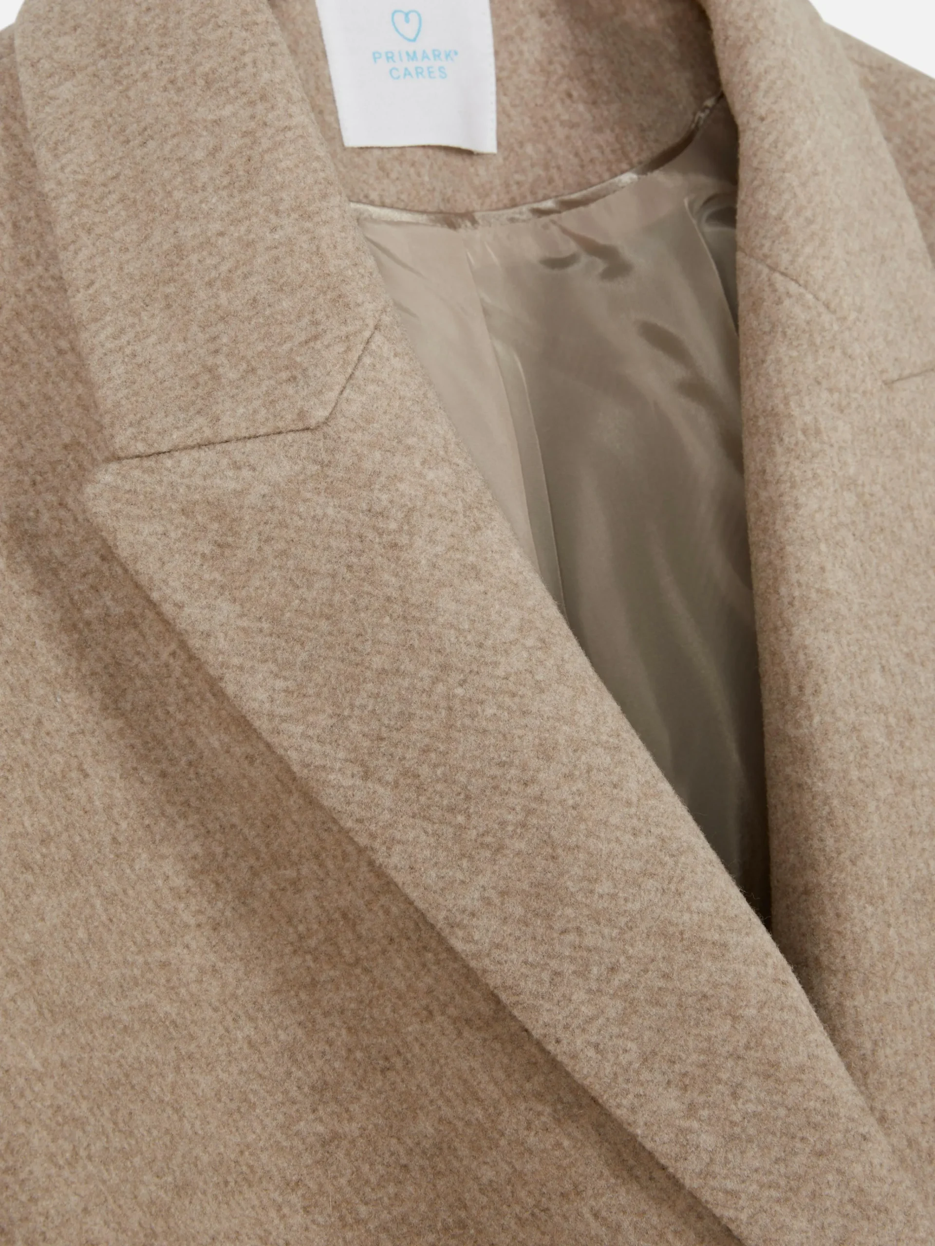 Double-Breasted Twill Coat|Primark Sale
