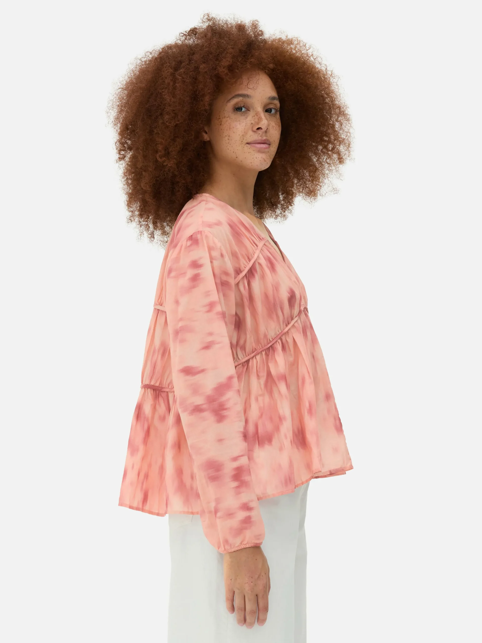 Draped Voile Smock Blouse|Primark Sale