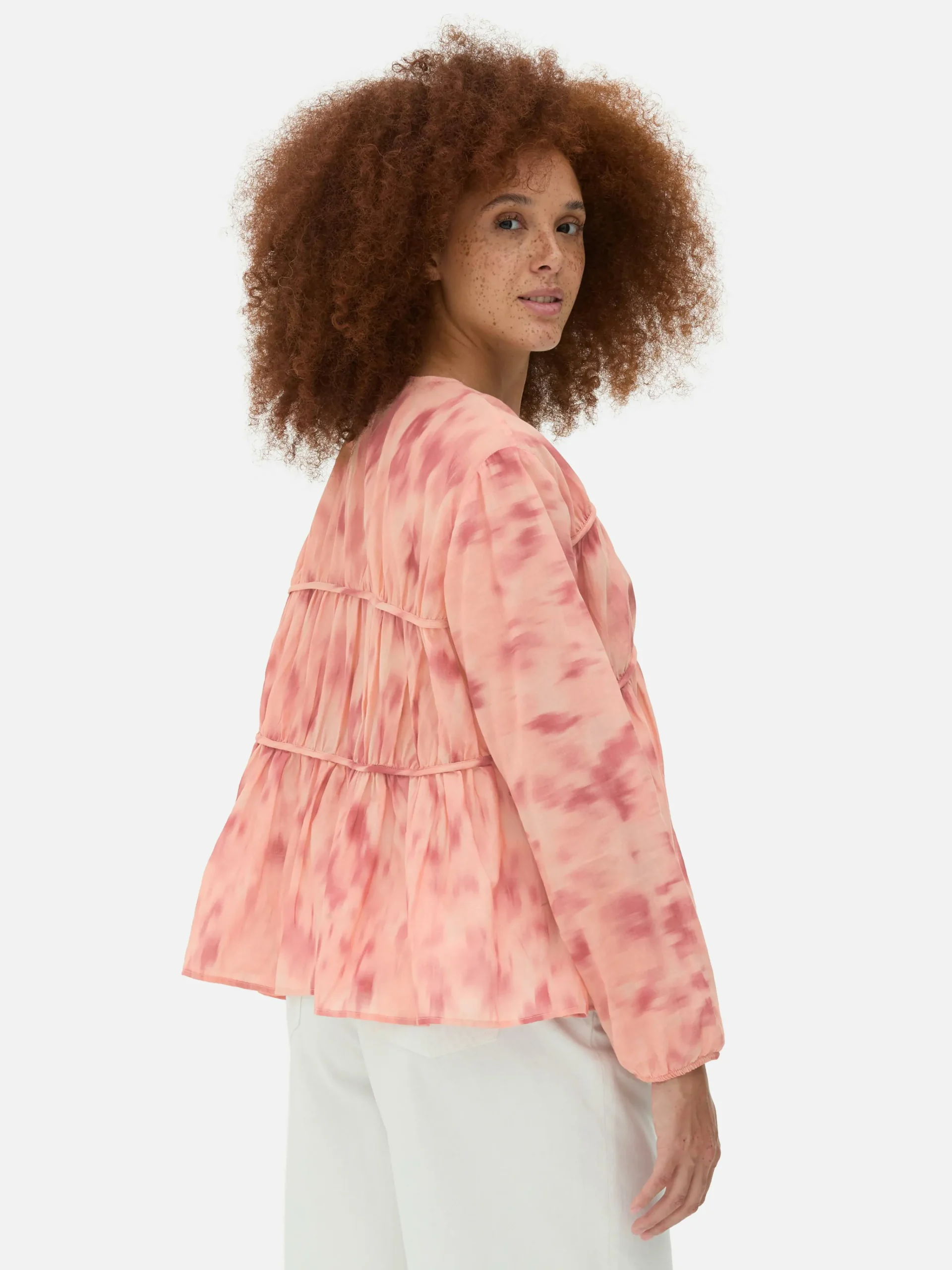 Draped Voile Smock Blouse|Primark Sale