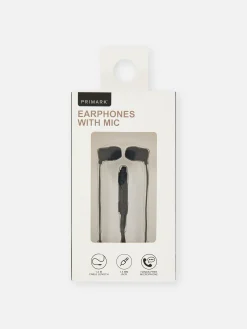 Earphones With Mic|Primark