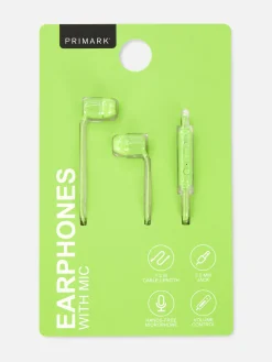 Earphones With Mic|Primark Hot