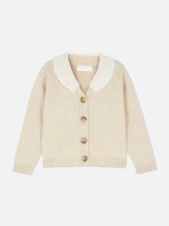 Embroidered Collar Cardigan|Primark Outlet